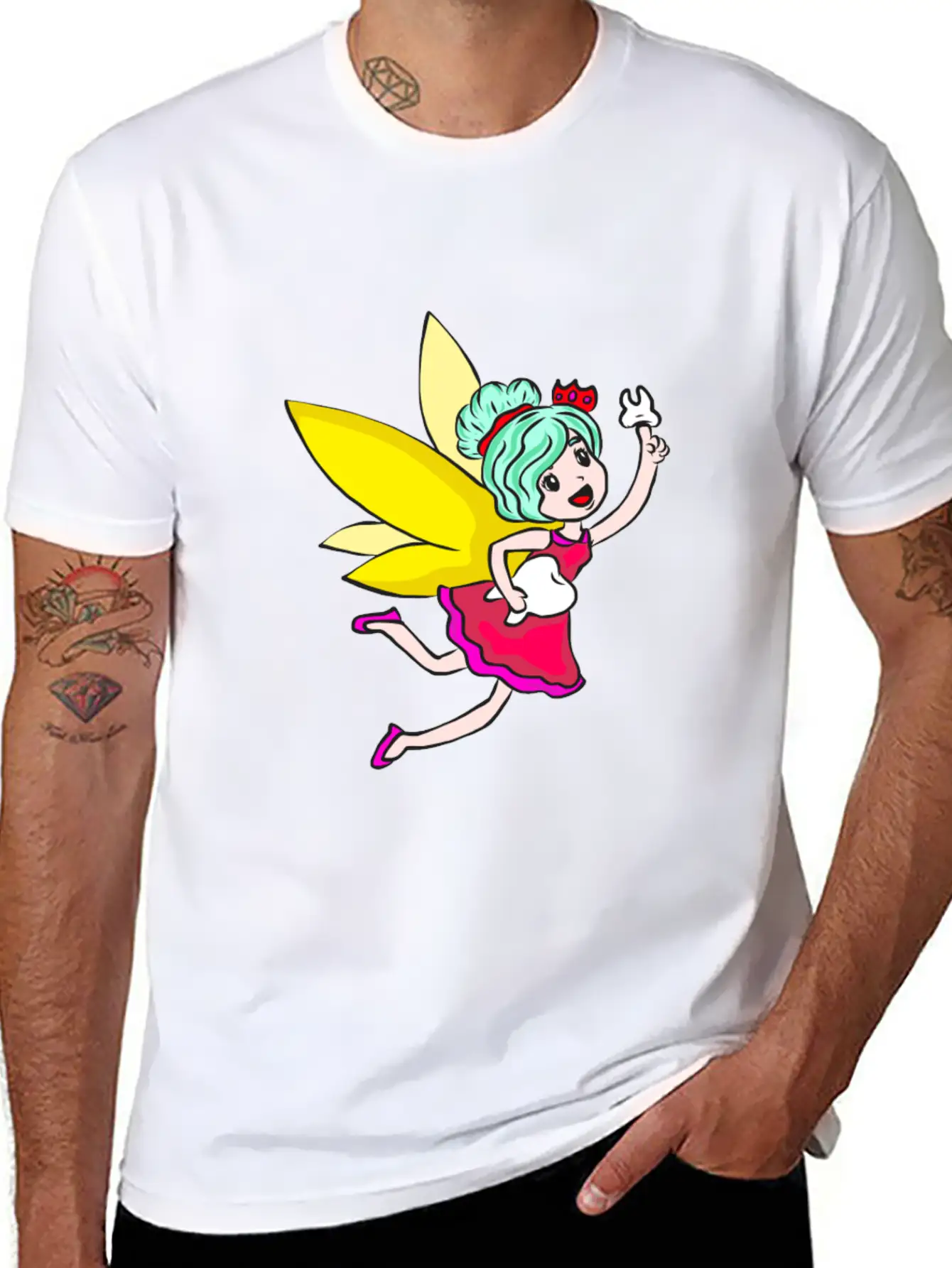 Mardi Gras Tooth Fairy Costume Original Gift Unisex Casual T-Shirt – Clean Design For Daily Comfort