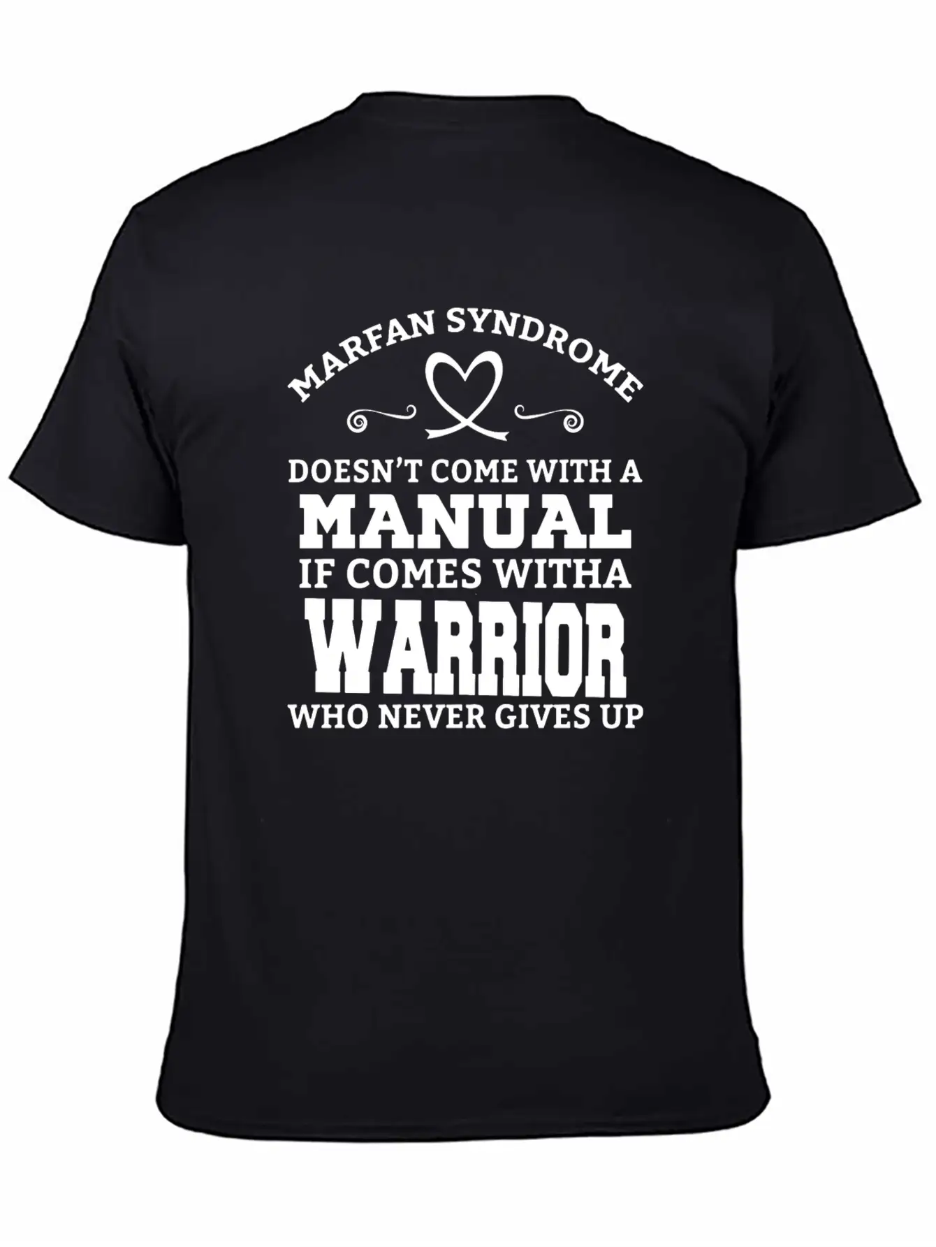 Marfan Syndrome Doesn T Come With A Manual It Come Breathable Soft Cotton T-Shirt – Timeless Casual Look