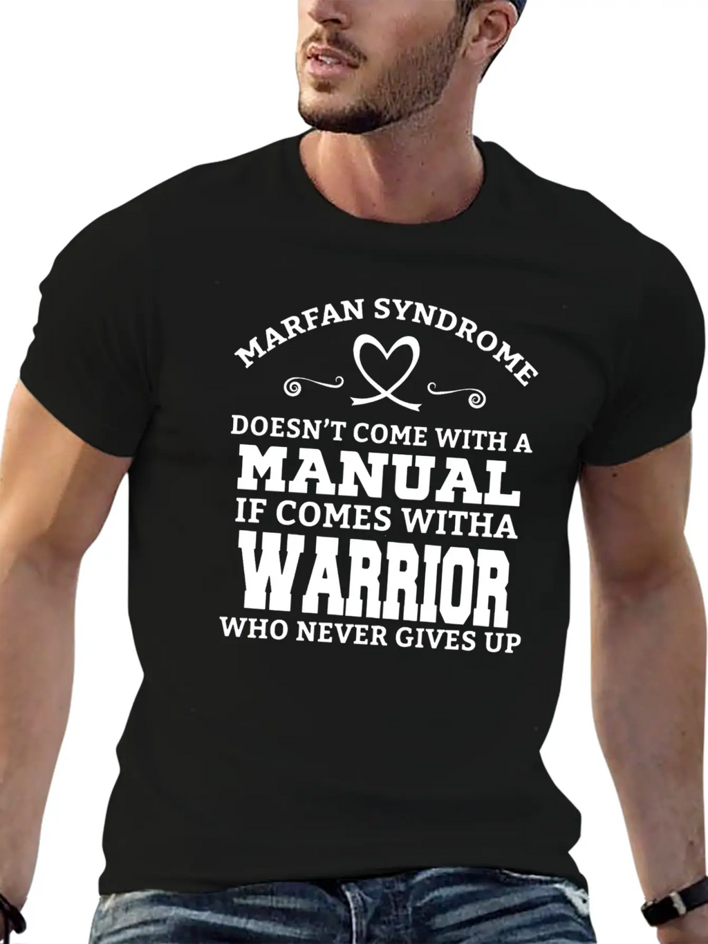 Marfan Syndrome Doesn T Come With A Manual It Come Breathable Soft Cotton T-Shirt – Timeless Casual Look