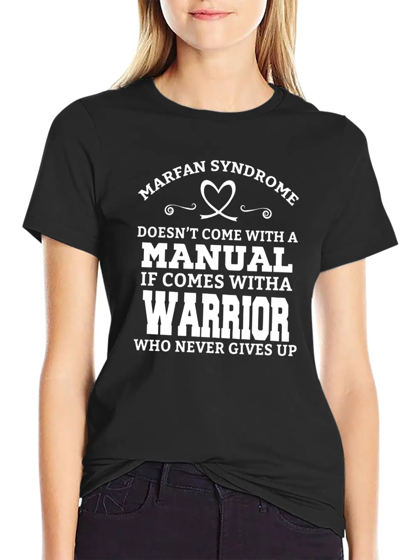 Marfan Syndrome Doesn T Come With A Manual It Come Breathable Soft Cotton T-Shirt – Timeless Casual Look