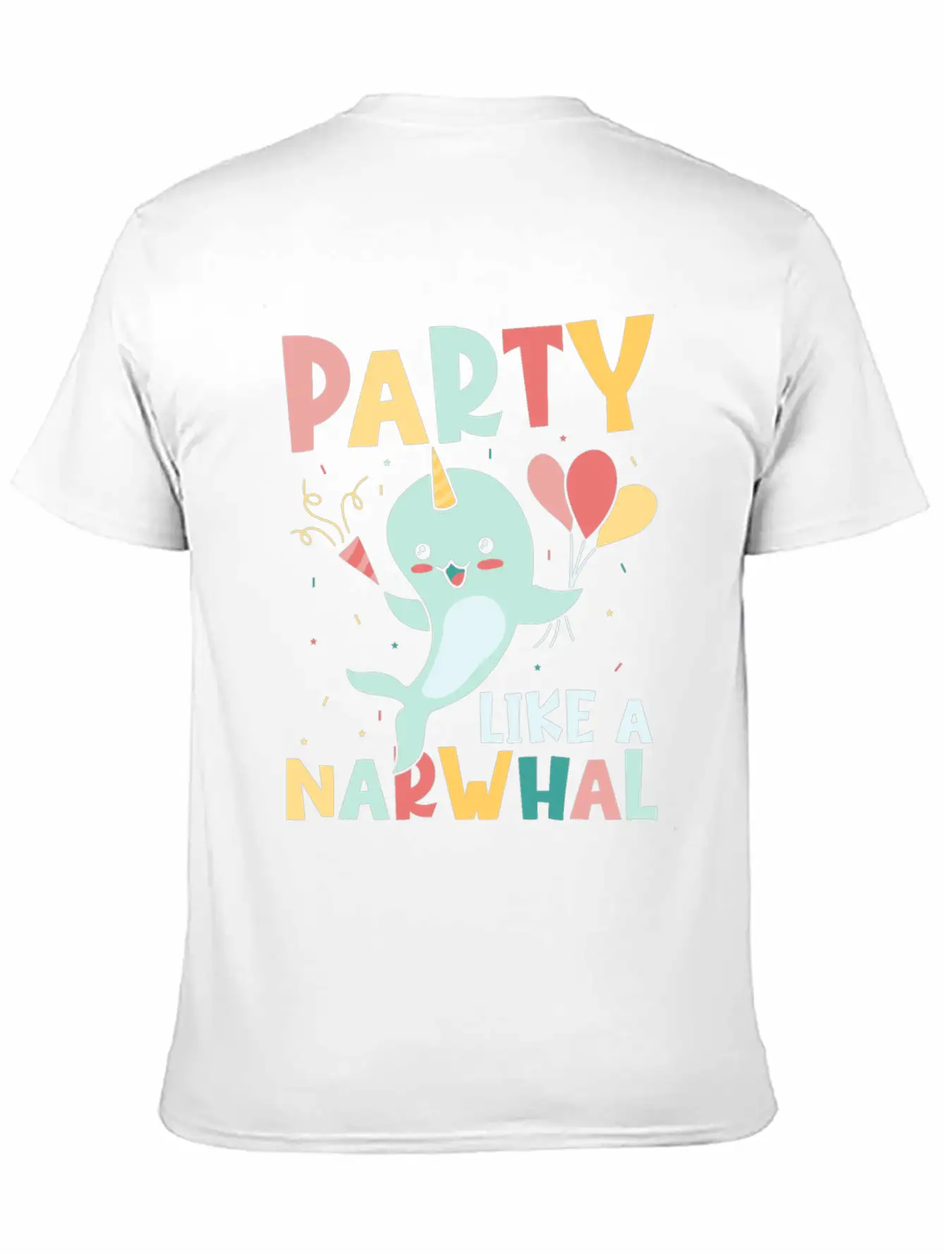 Marine Science Narwhale Unicorn Of The Sea Unisex Casual T-Shirt – Clean Design For Daily Comfort