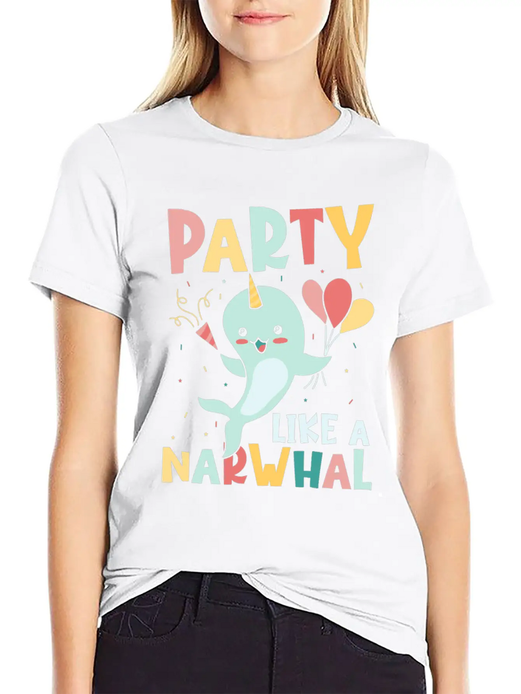 Marine Science Narwhale Unicorn Of The Sea Unisex Casual T-Shirt – Clean Design For Daily Comfort