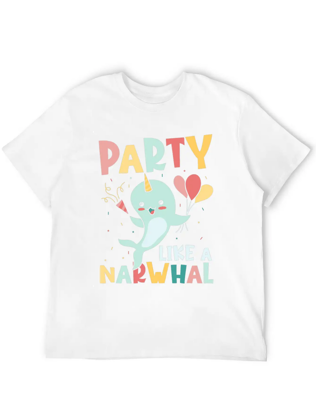Marine Science Narwhale Unicorn Of The Sea Unisex Casual T-Shirt – Clean Design For Daily Comfort