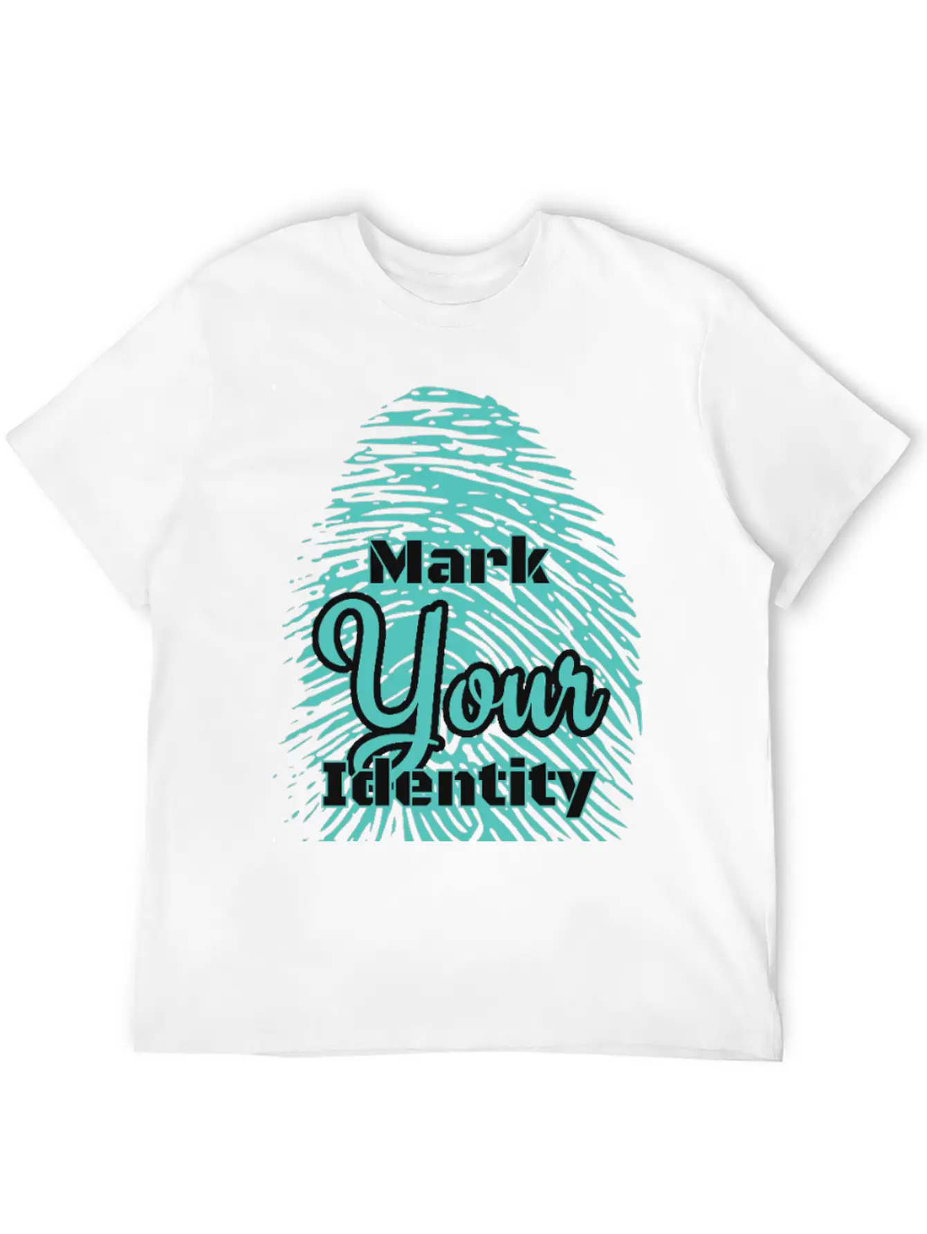 Mark Your Identity Unisex Short Sleeve Soft Cotton T-Shirt – Casual Everyday Wear