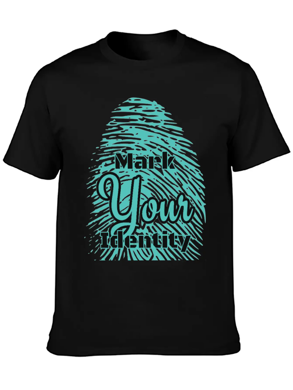 Mark Your Identity Unisex Short Sleeve Soft Cotton T-Shirt – Casual Everyday Wear