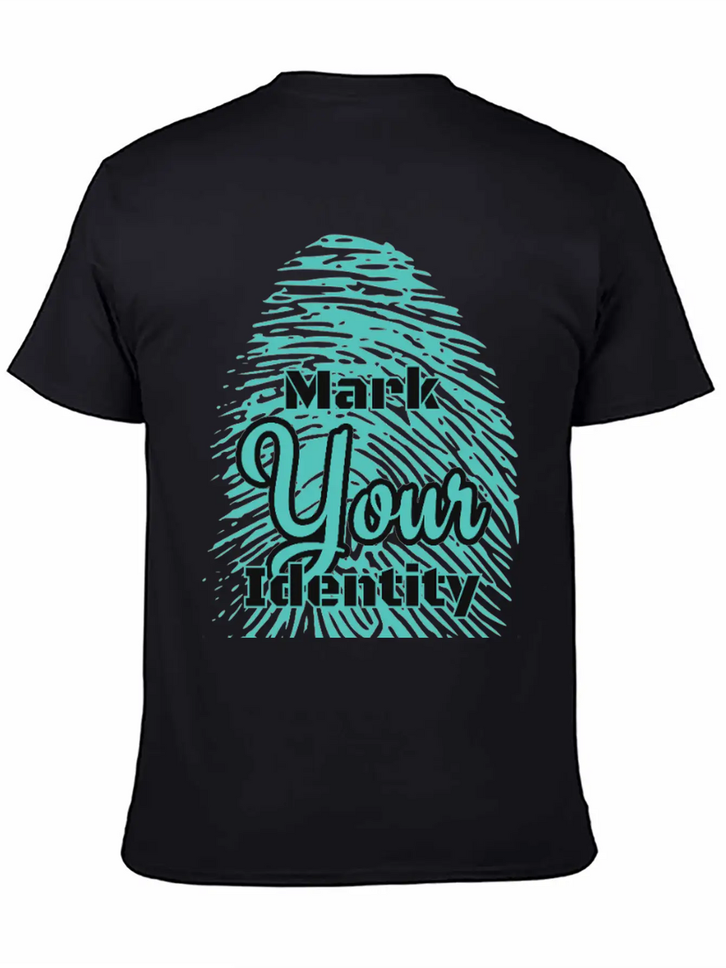 Mark Your Identity Unisex Short Sleeve Soft Cotton T-Shirt – Casual Everyday Wear