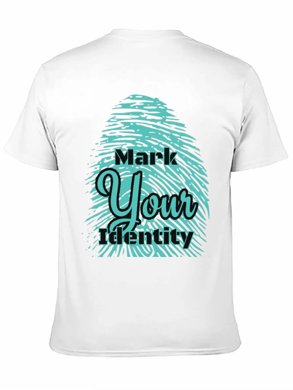 Mark Your Identity Unisex Short Sleeve Soft Cotton T-Shirt – Casual Everyday Wear