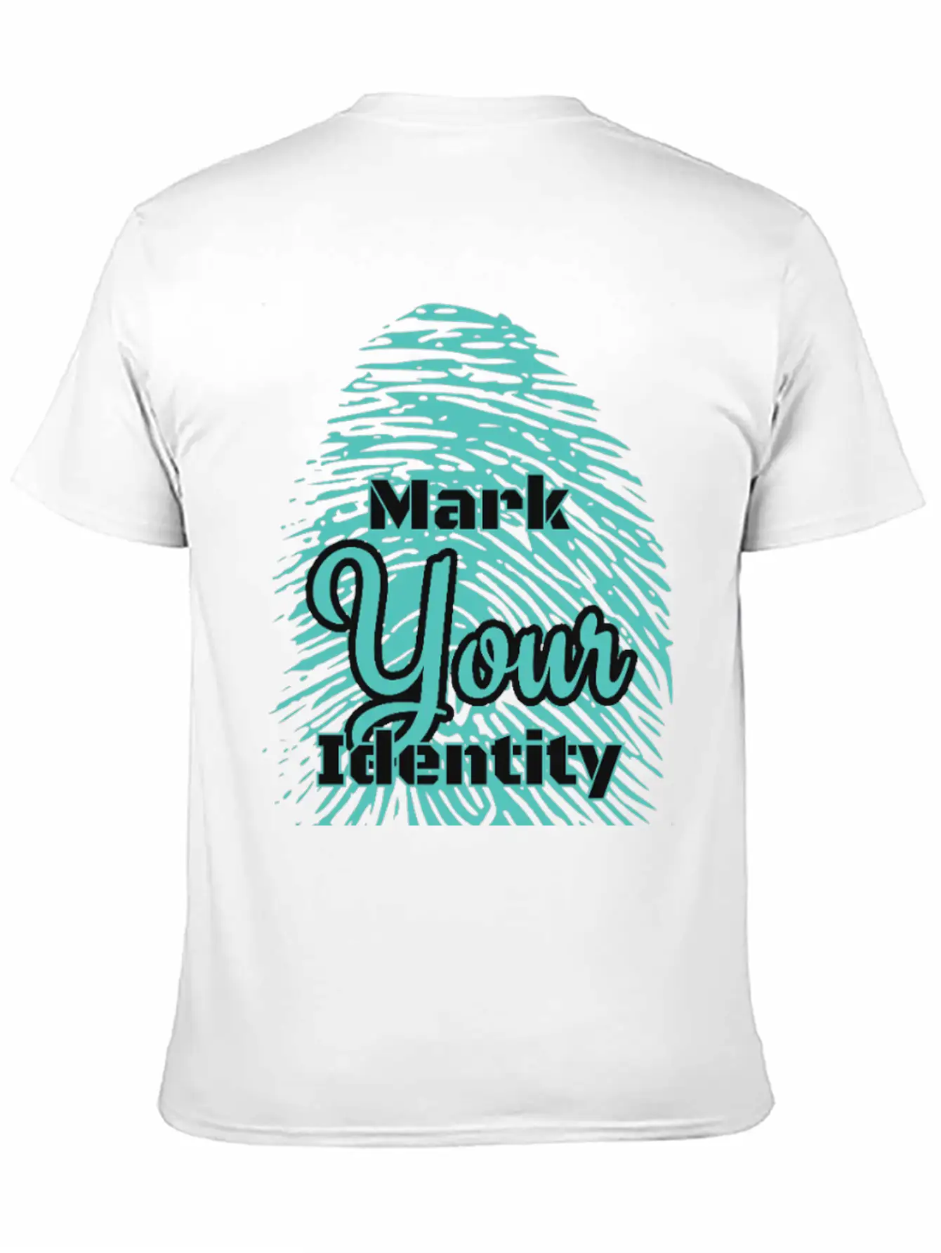 Mark Your Identity Unisex Short Sleeve Soft Cotton T-Shirt – Casual Everyday Wear