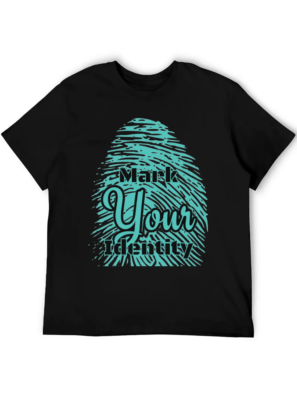 Mark Your Identity Unisex Short Sleeve Soft Cotton T-Shirt – Casual Everyday Wear