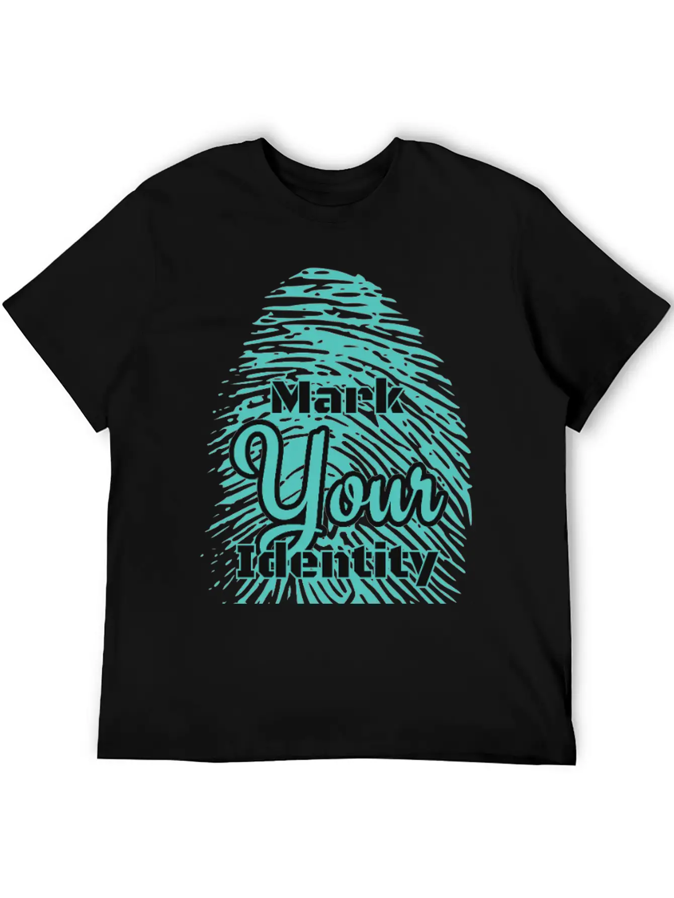 Mark Your Identity Unisex Short Sleeve Soft Cotton T-Shirt – Casual Everyday Wear