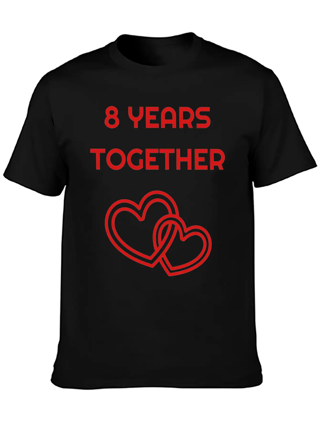 Marriage Mariage Wedding Anniversary 8 8th Bronze Unisex Short Sleeve Soft Cotton T-Shirt – Casual Everyday Wear