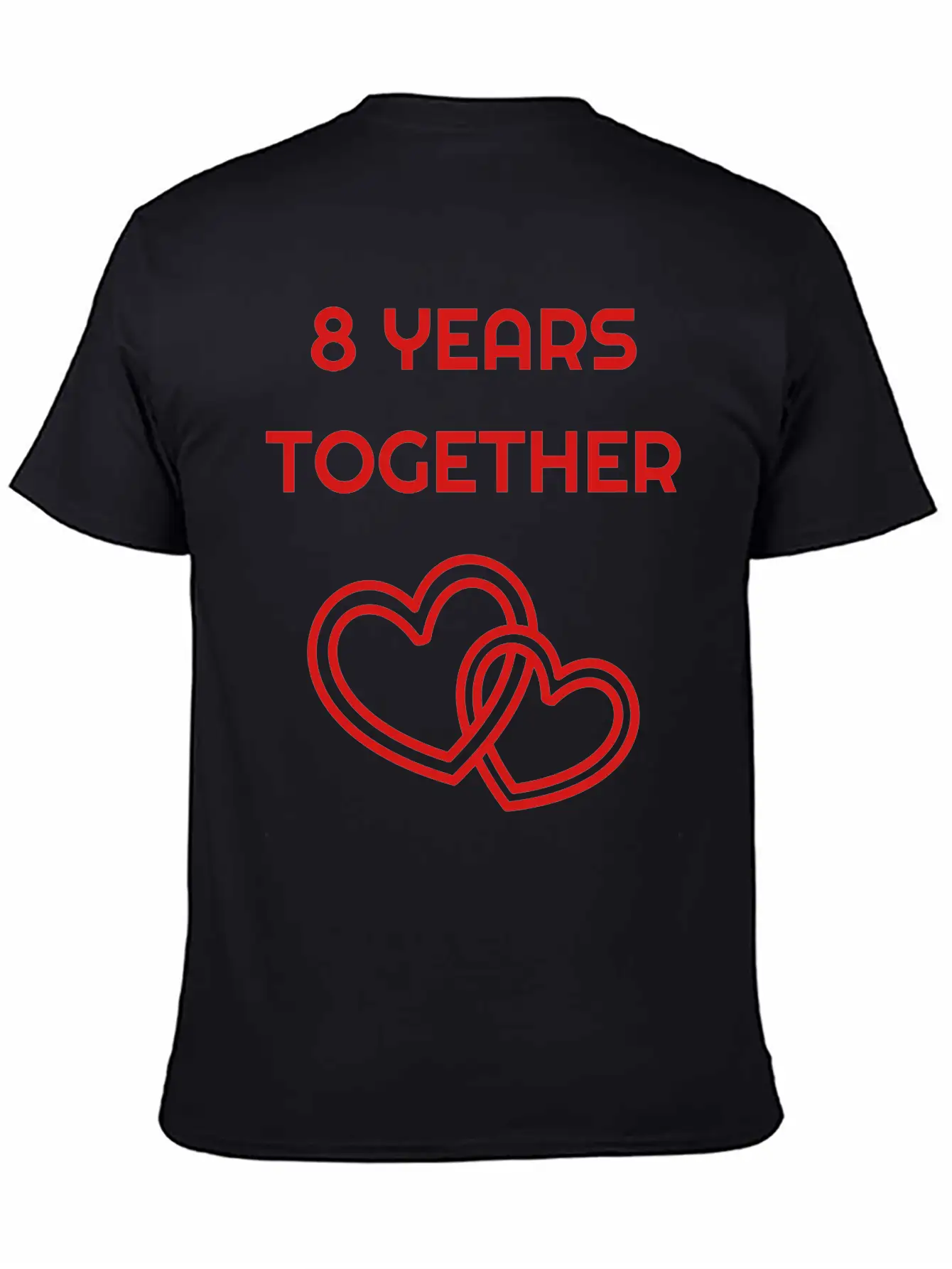 Marriage Mariage Wedding Anniversary 8 8th Bronze Unisex Short Sleeve Soft Cotton T-Shirt – Casual Everyday Wear