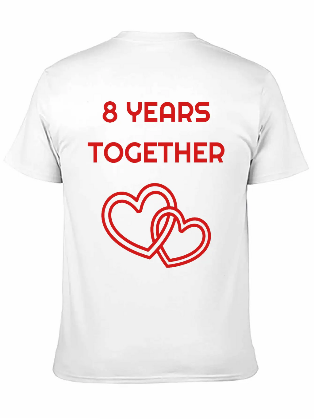 Marriage Mariage Wedding Anniversary 8 8th Bronze Unisex Short Sleeve Soft Cotton T-Shirt – Casual Everyday Wear