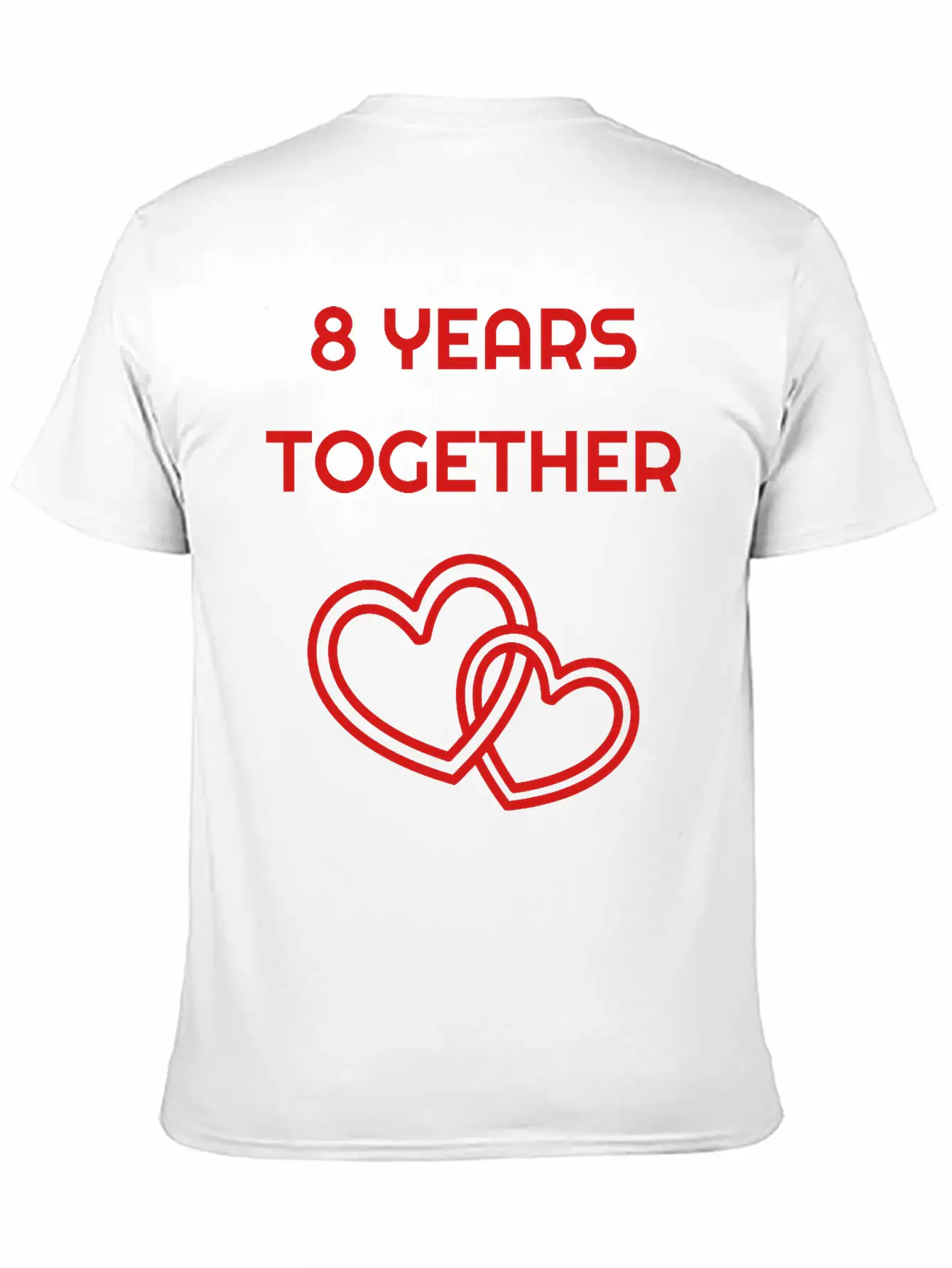 Marriage Mariage Wedding Anniversary 8 8th Bronze Unisex Short Sleeve Soft Cotton T-Shirt – Casual Everyday Wear