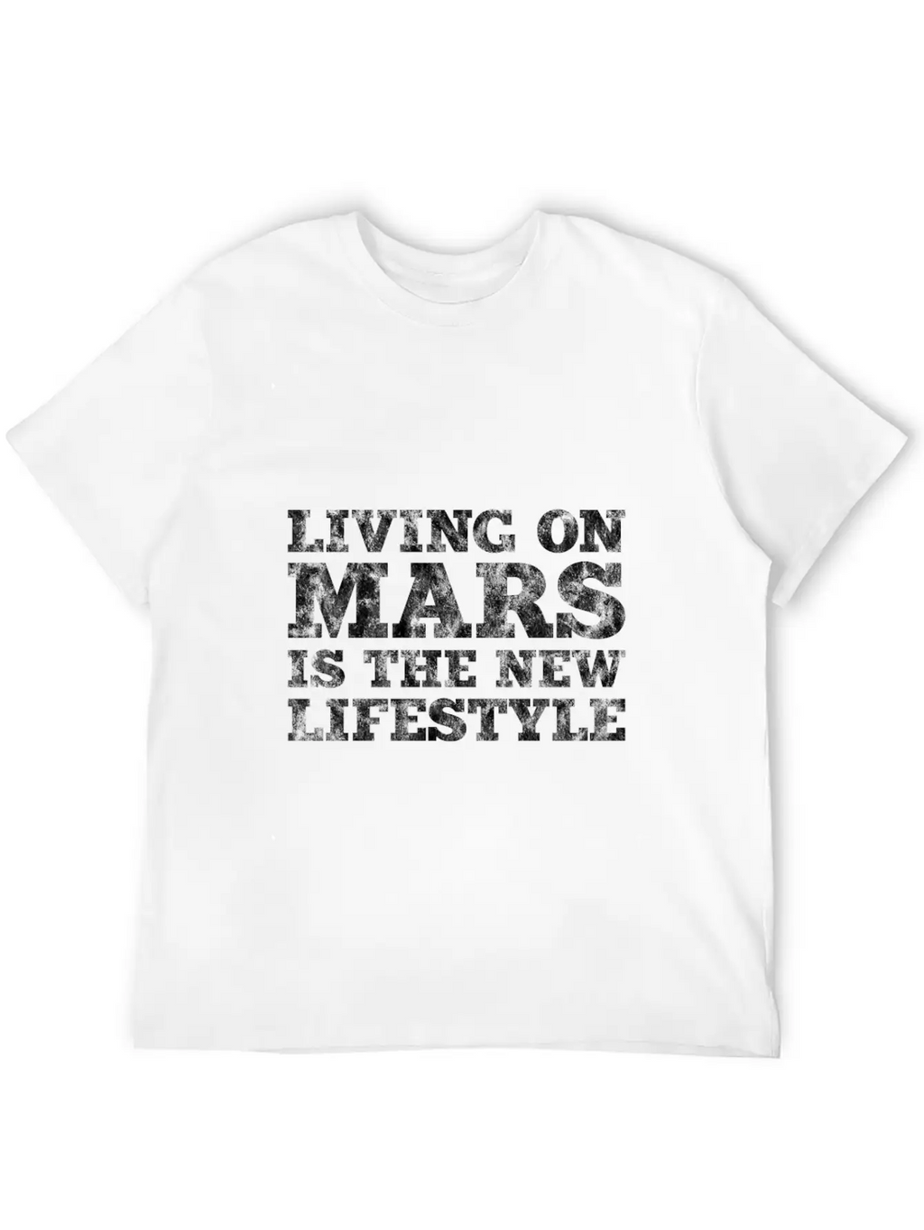 Mars Moon Universe Life Gift Idea Unisex Short Sleeve Soft Cotton T-Shirt – Casual Everyday Wear