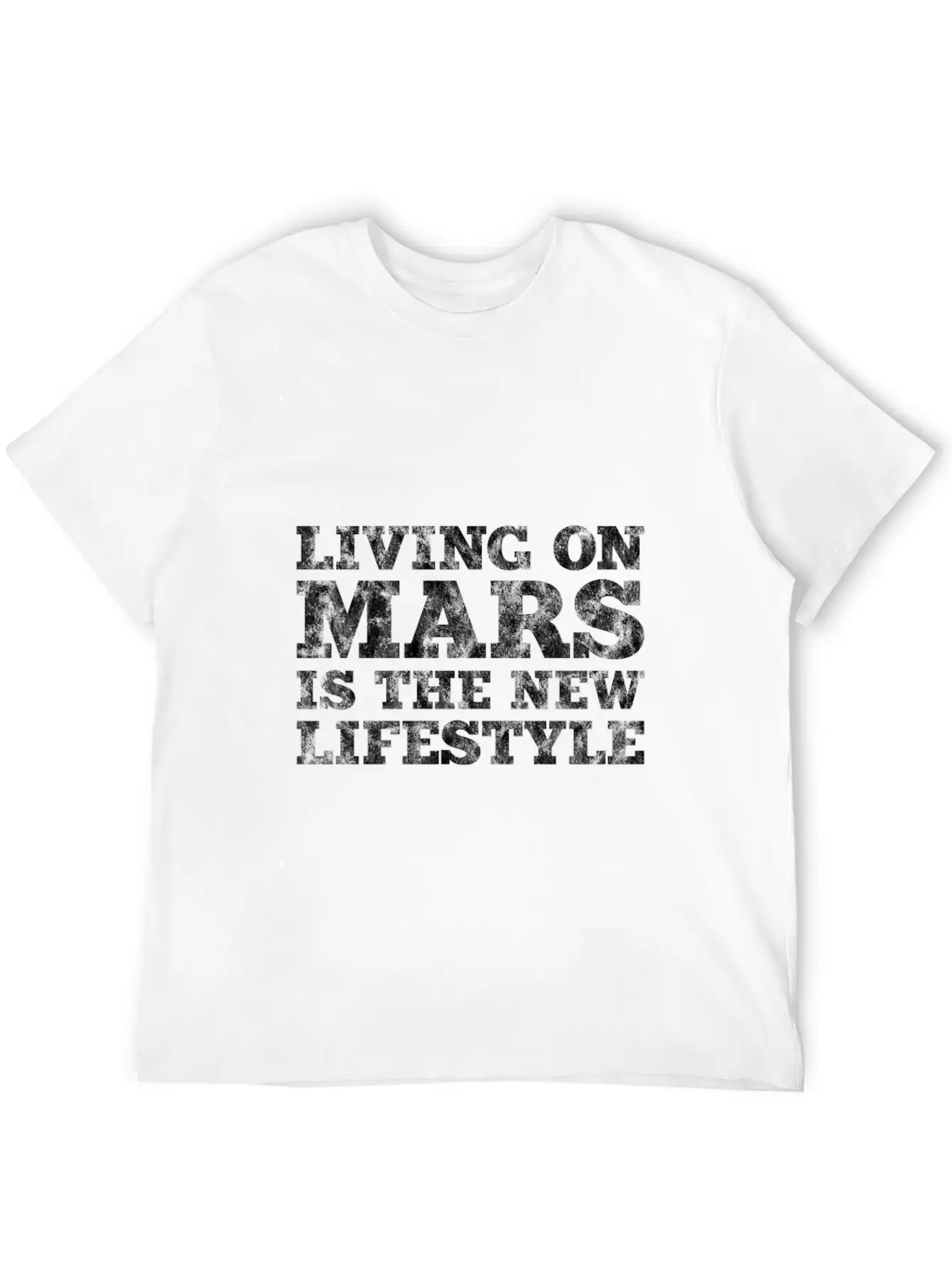 Mars Moon Universe Life Gift Idea Unisex Short Sleeve Soft Cotton T-Shirt – Casual Everyday Wear