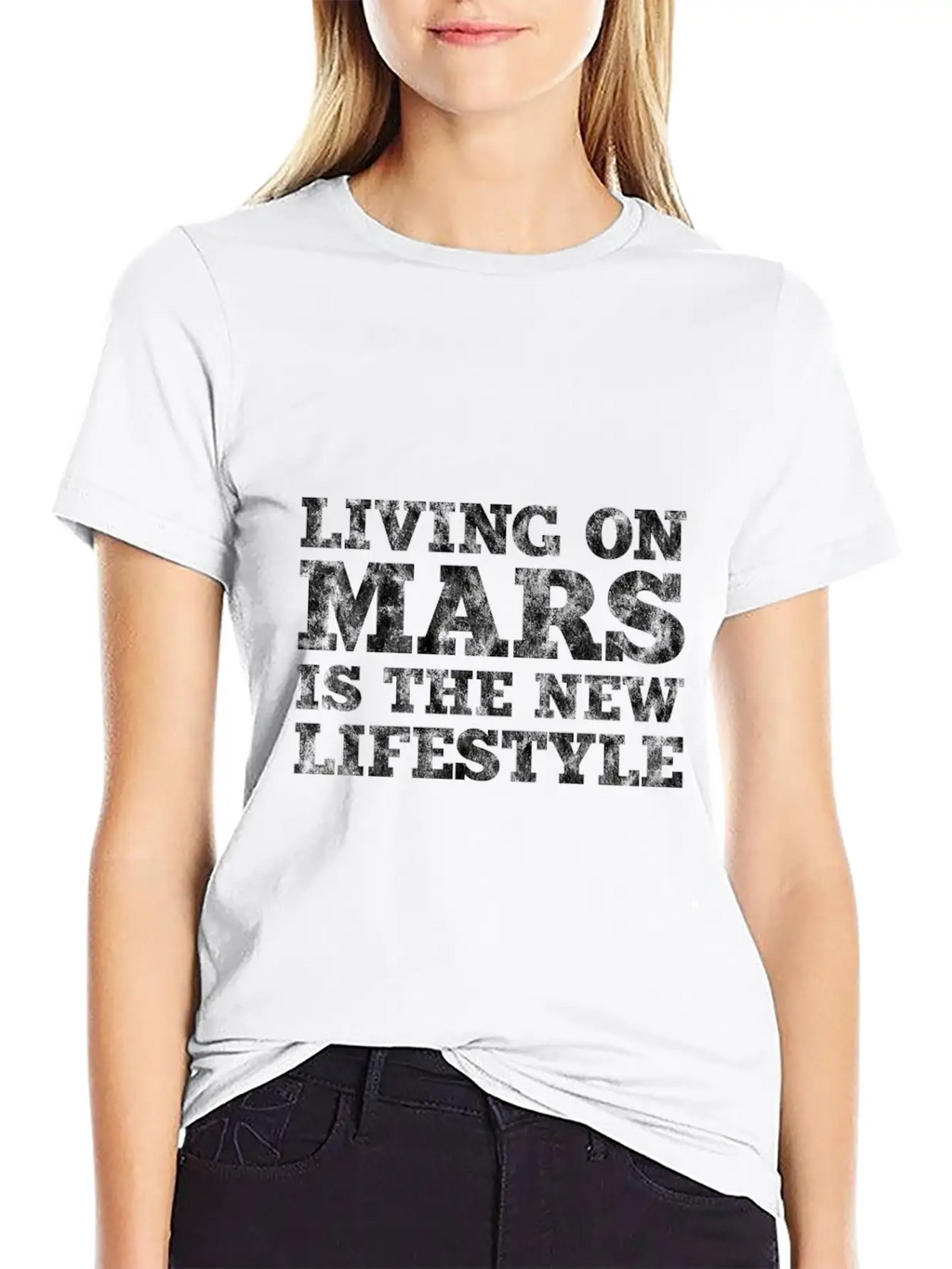 Mars Moon Universe Life Gift Idea Unisex Short Sleeve Soft Cotton T-Shirt – Casual Everyday Wear