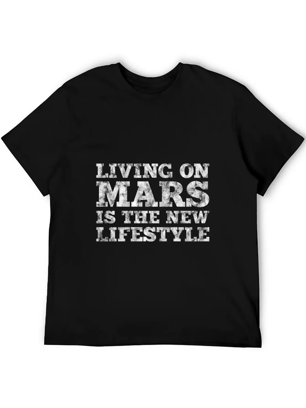 Mars Moon Universe Life Gift Idea Unisex Short Sleeve Soft Cotton T-Shirt – Casual Everyday Wear