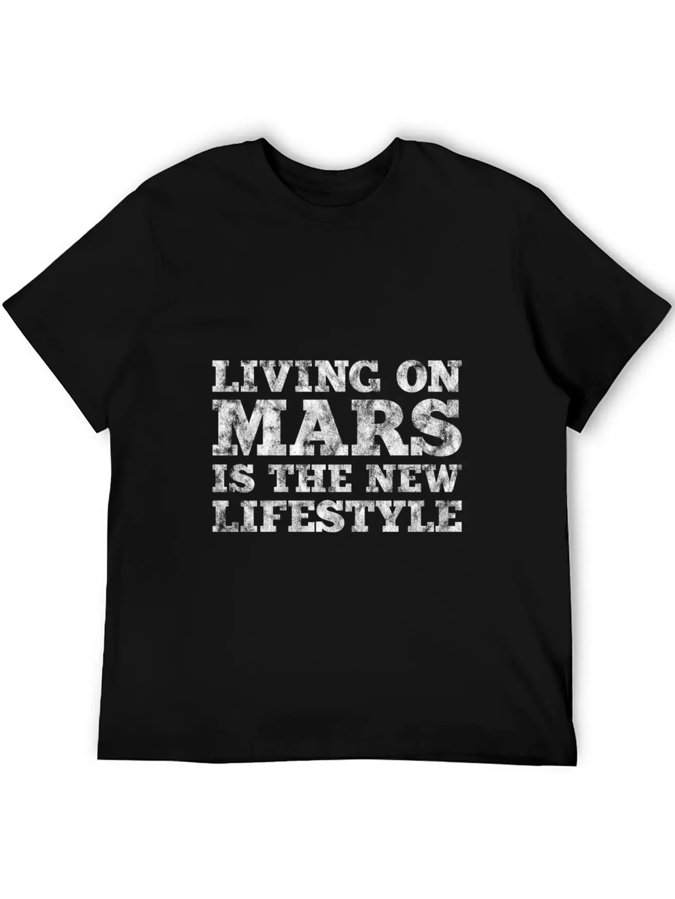 Mars Moon Universe Life Gift Idea Unisex Short Sleeve Soft Cotton T-Shirt – Casual Everyday Wear