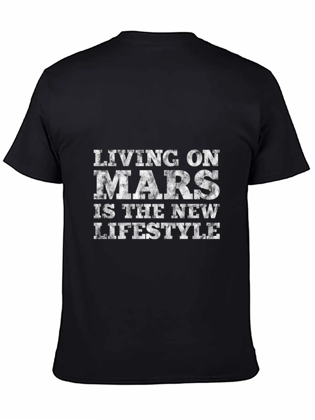 Mars Moon Universe Life Gift Idea Unisex Short Sleeve Soft Cotton T-Shirt – Casual Everyday Wear