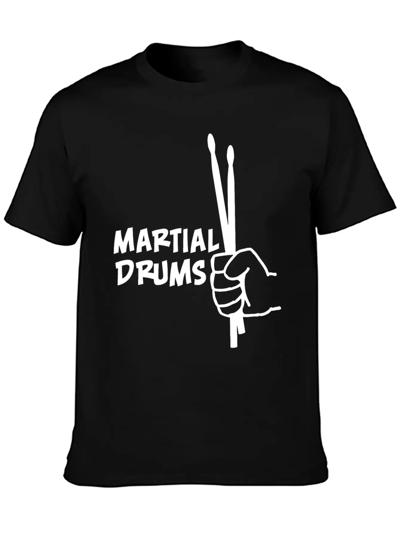 Martial Drums Unisex Casual T-Shirt – Clean Design For Daily Comfort