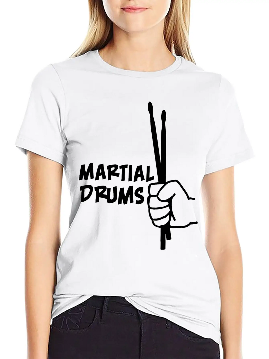 Martial Drums Unisex Casual T-Shirt – Clean Design For Daily Comfort