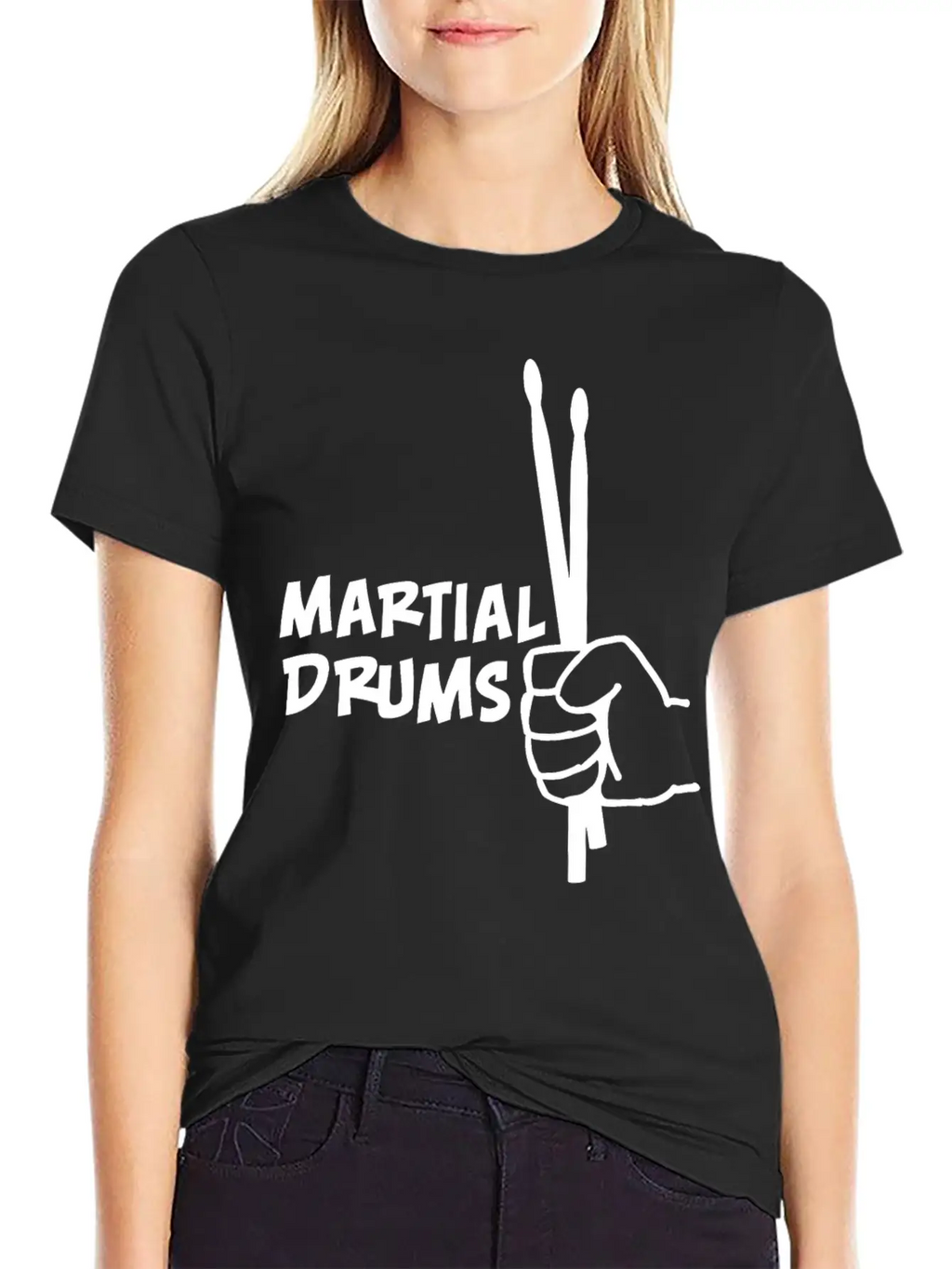 Martial Drums Unisex Casual T-Shirt – Clean Design For Daily Comfort