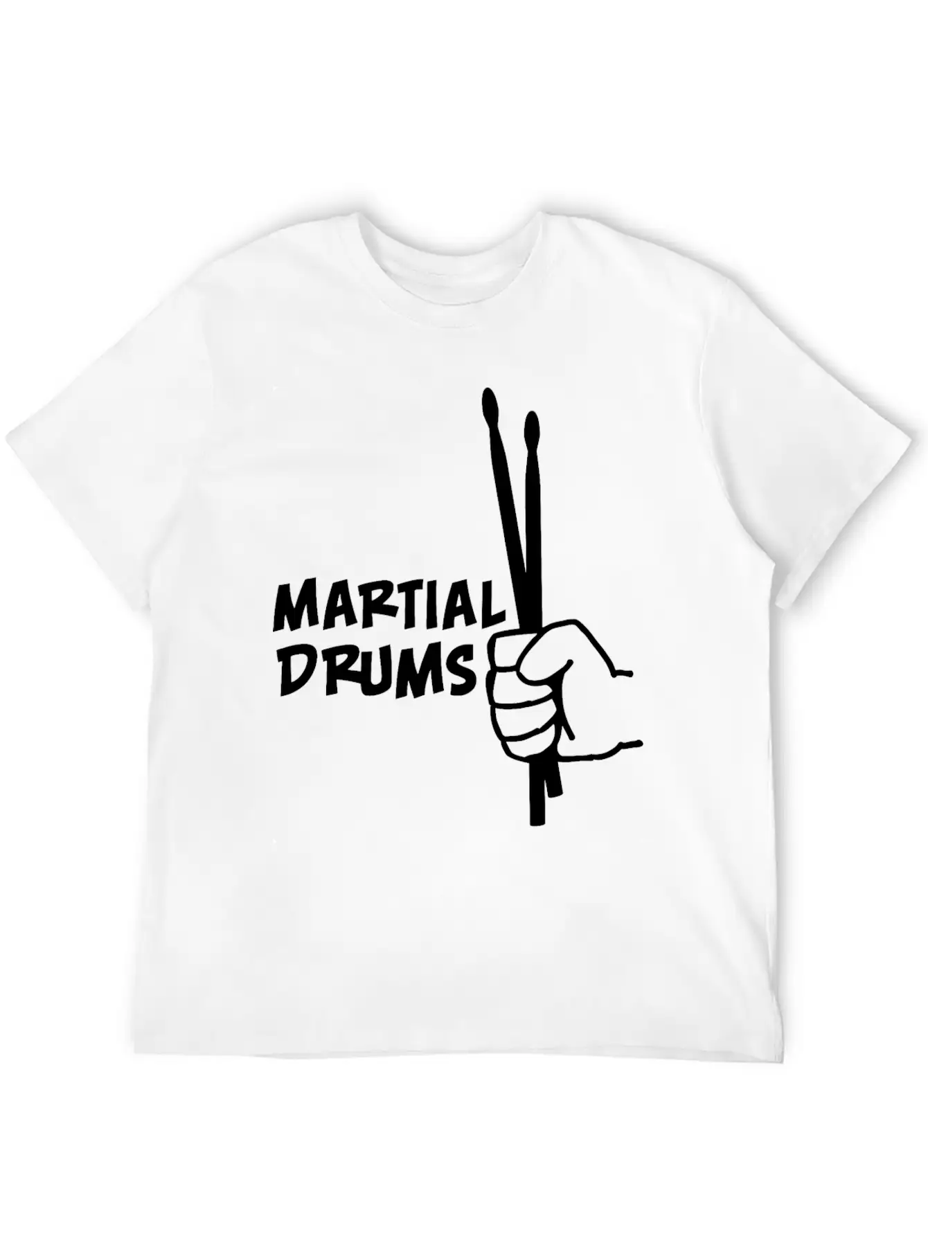Martial Drums Unisex Casual T-Shirt – Clean Design For Daily Comfort