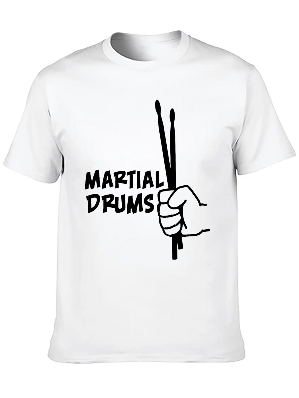 Martial Drums Unisex Casual T-Shirt – Clean Design For Daily Comfort