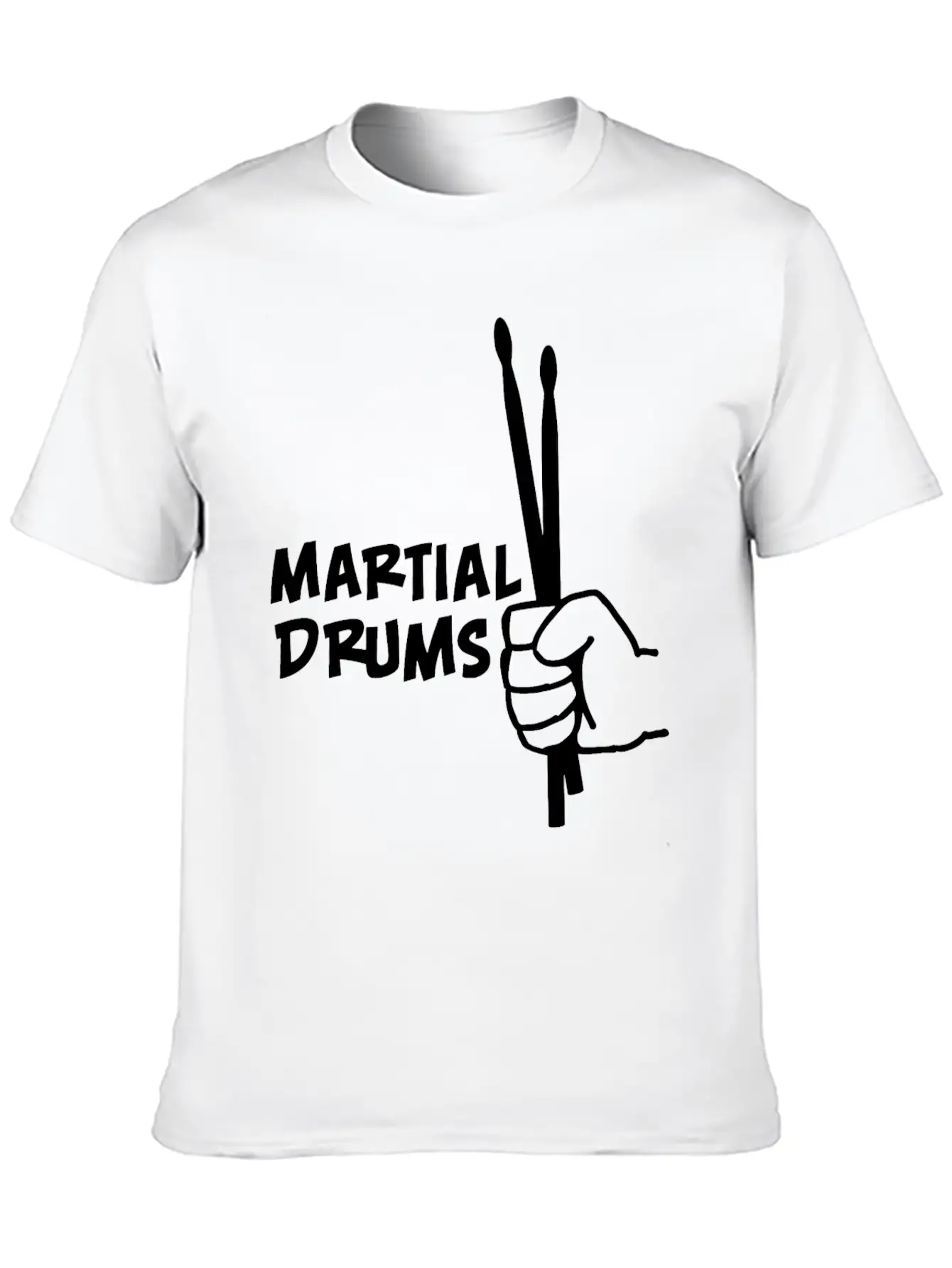 Martial Drums Unisex Casual T-Shirt – Clean Design For Daily Comfort