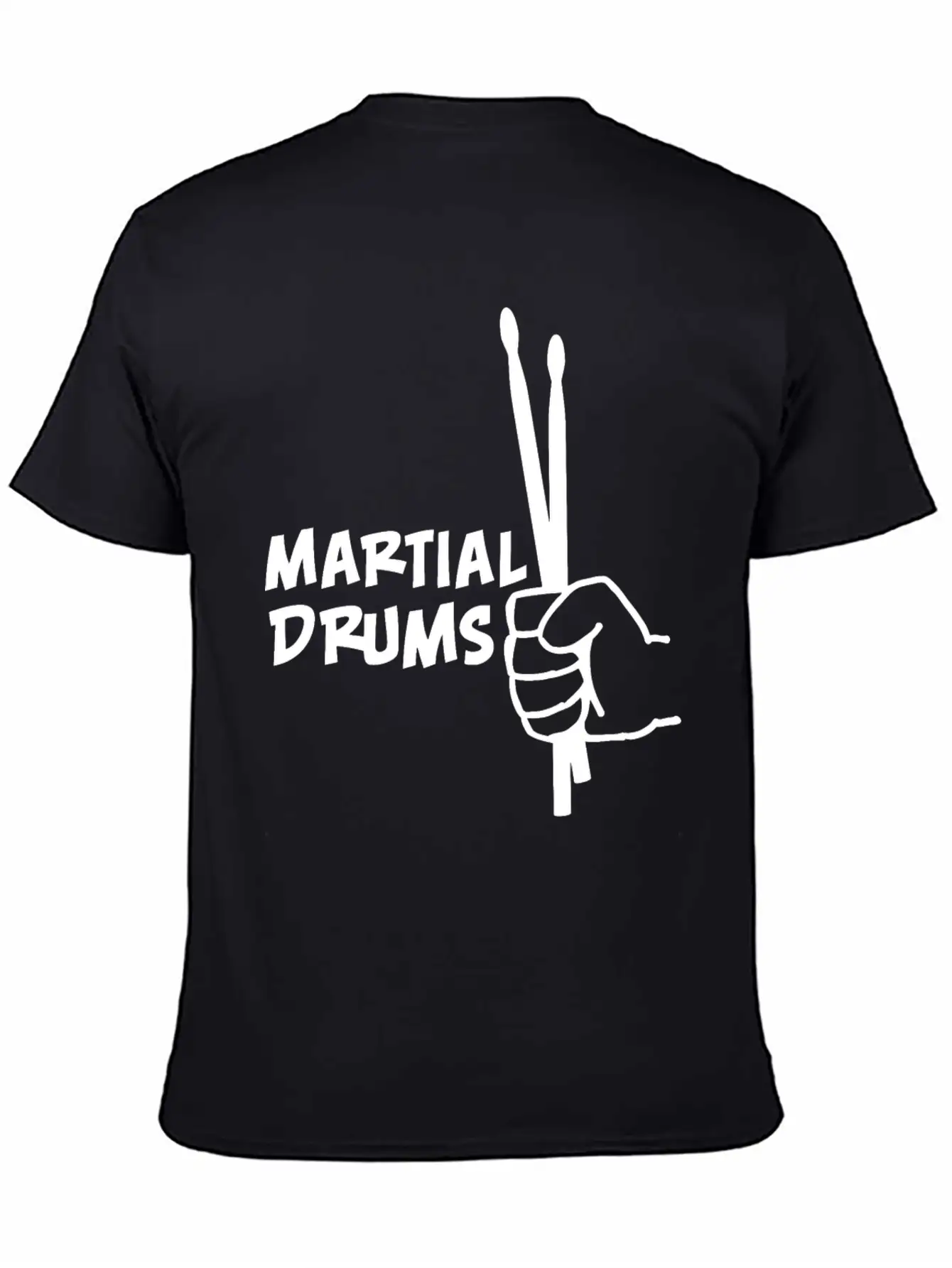 Martial Drums Unisex Casual T-Shirt – Clean Design For Daily Comfort