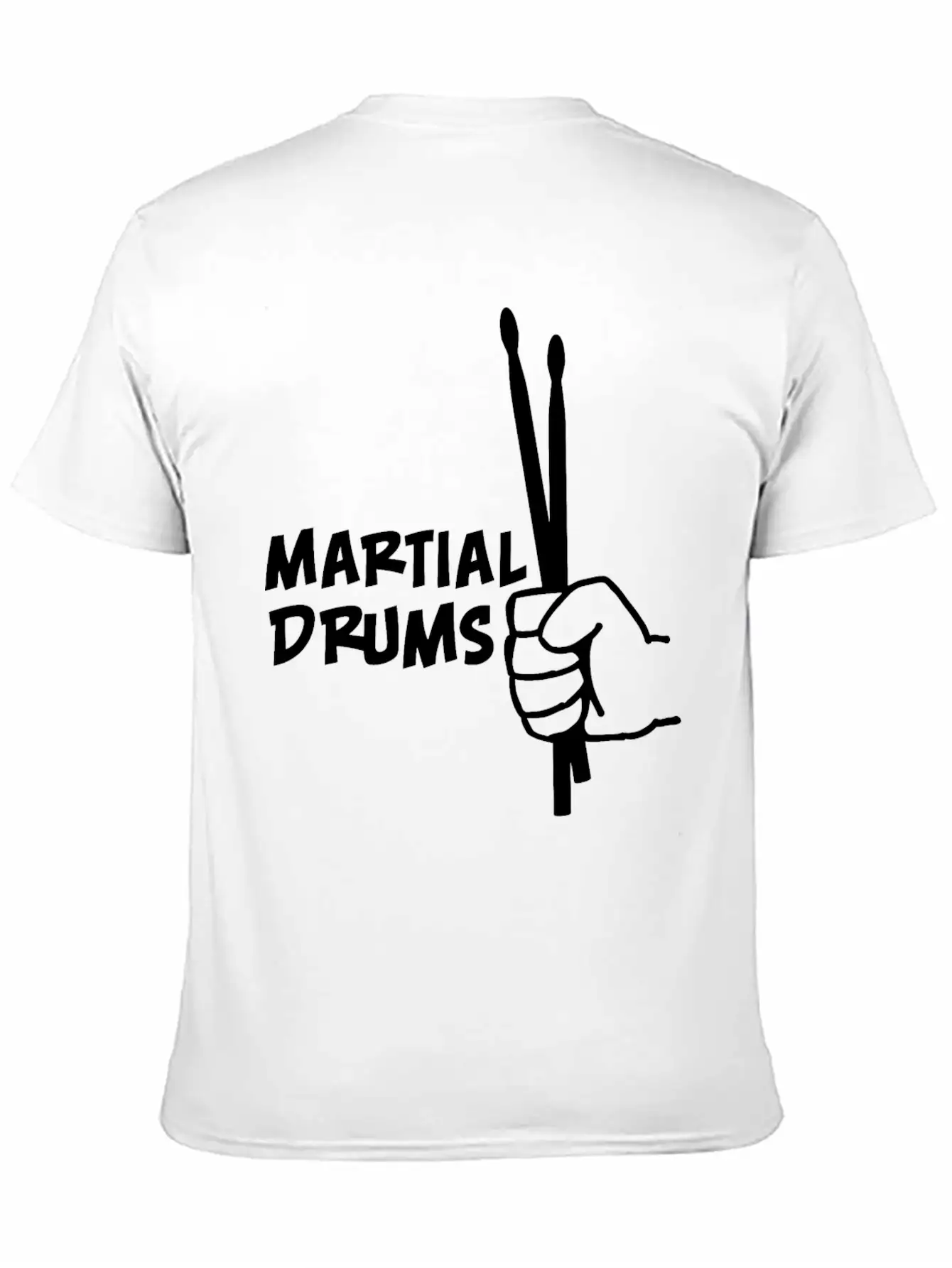 Martial Drums Unisex Casual T-Shirt – Clean Design For Daily Comfort