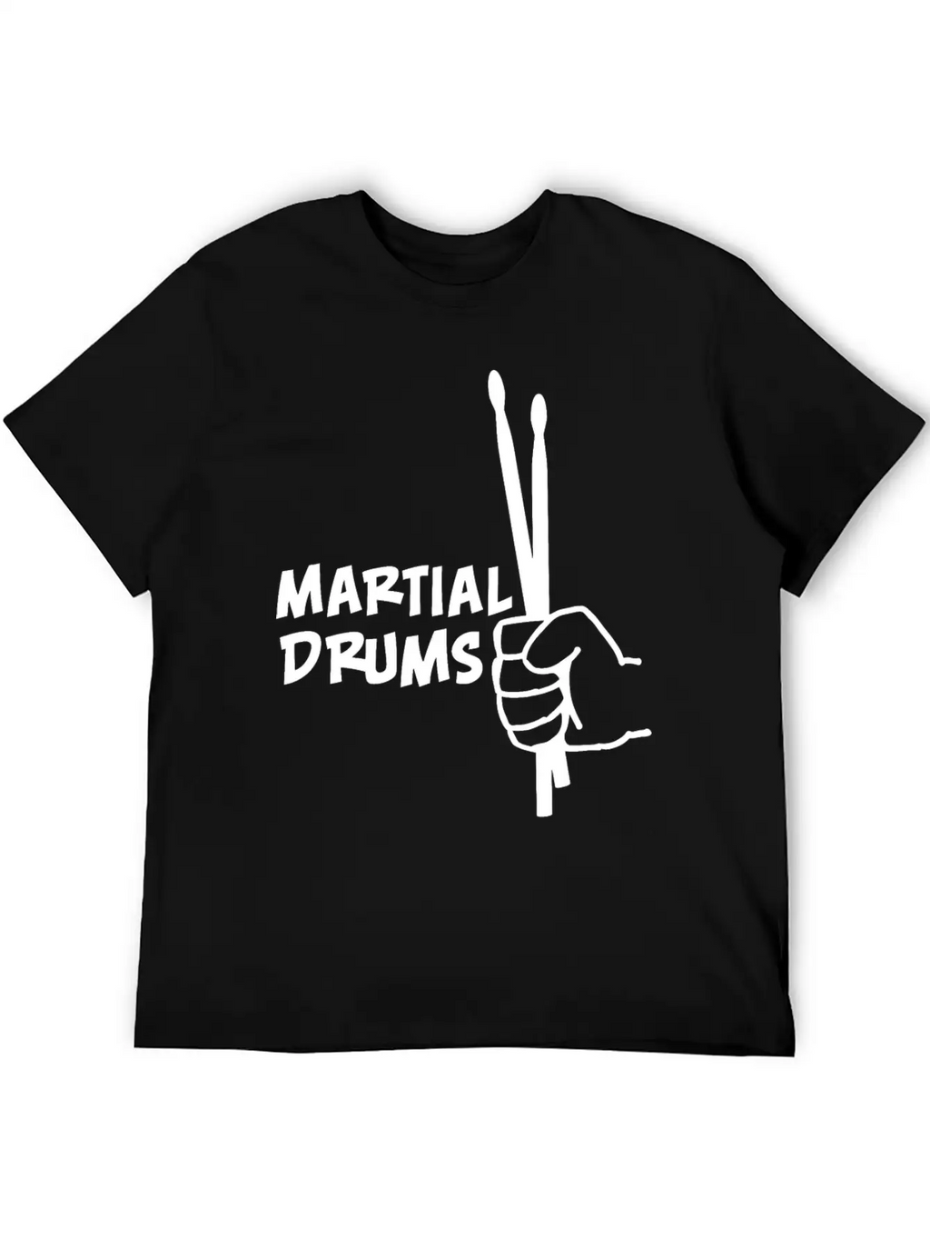 Martial Drums Unisex Casual T-Shirt – Clean Design For Daily Comfort