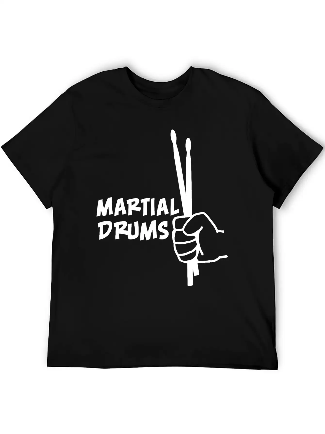 Martial Drums Unisex Casual T-Shirt – Clean Design For Daily Comfort
