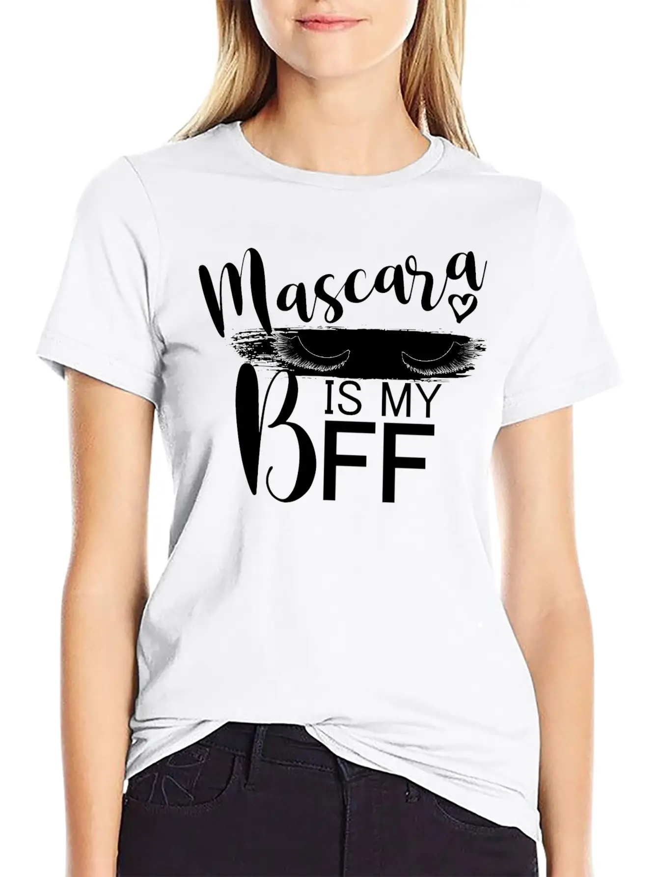 Mascara Is My BFF I Lashes Unisex Casual T-Shirt – Clean Design For Daily Comfort