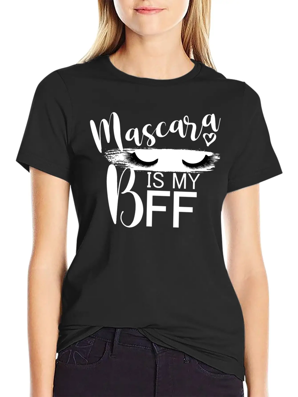 Mascara Is My BFF I Lashes Unisex Casual T-Shirt – Clean Design For Daily Comfort