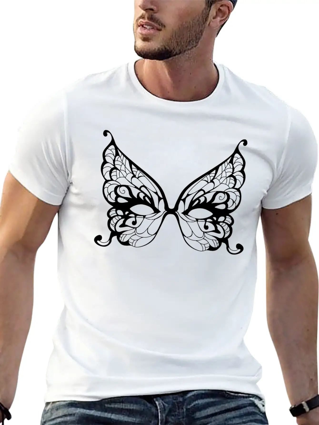 Mask Unisex Casual T-Shirt – Clean Design For Daily Comfort