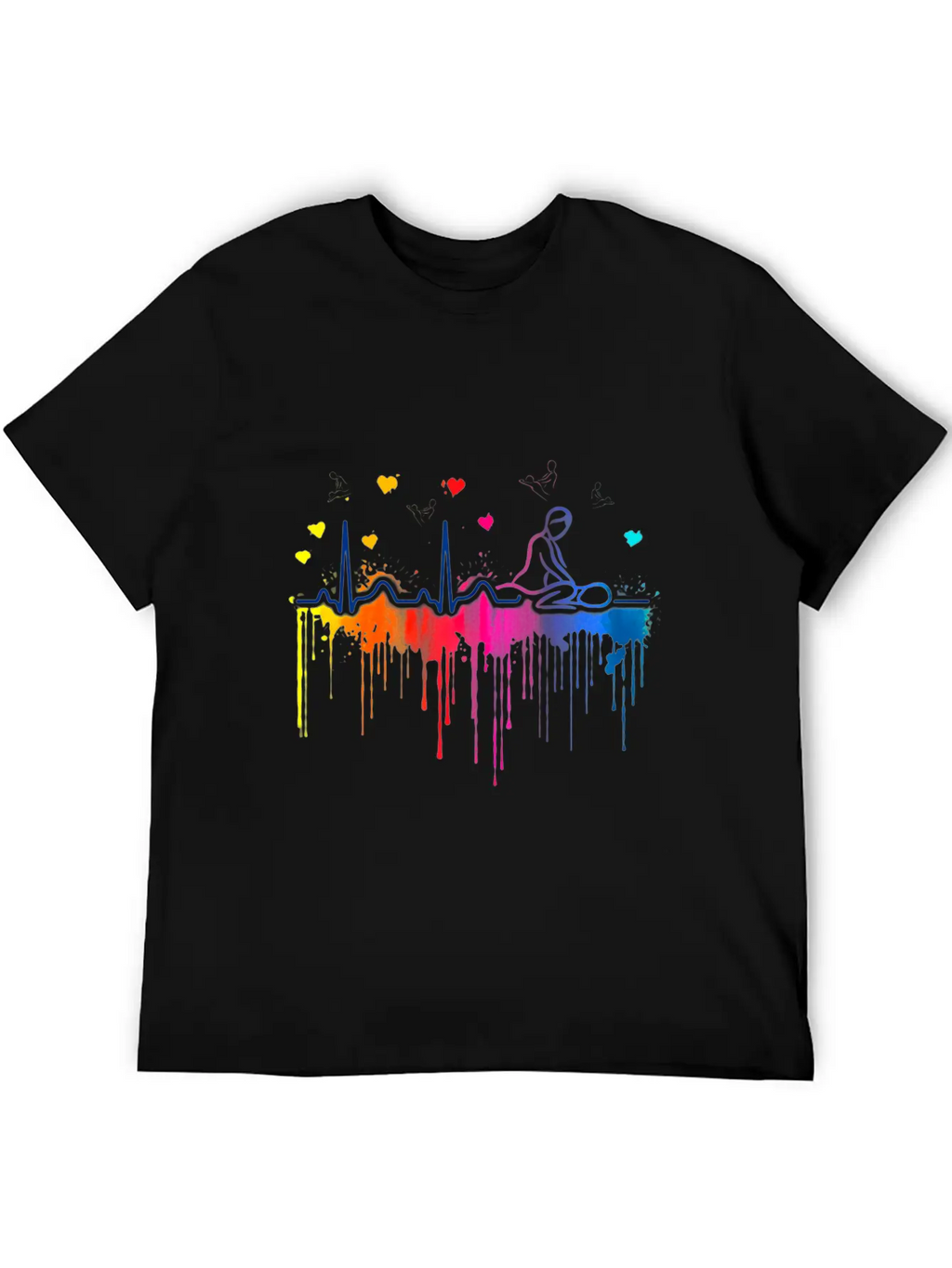 Massage Therapist Beat Colors Art Breathable Soft Cotton T-Shirt – Timeless Casual Look