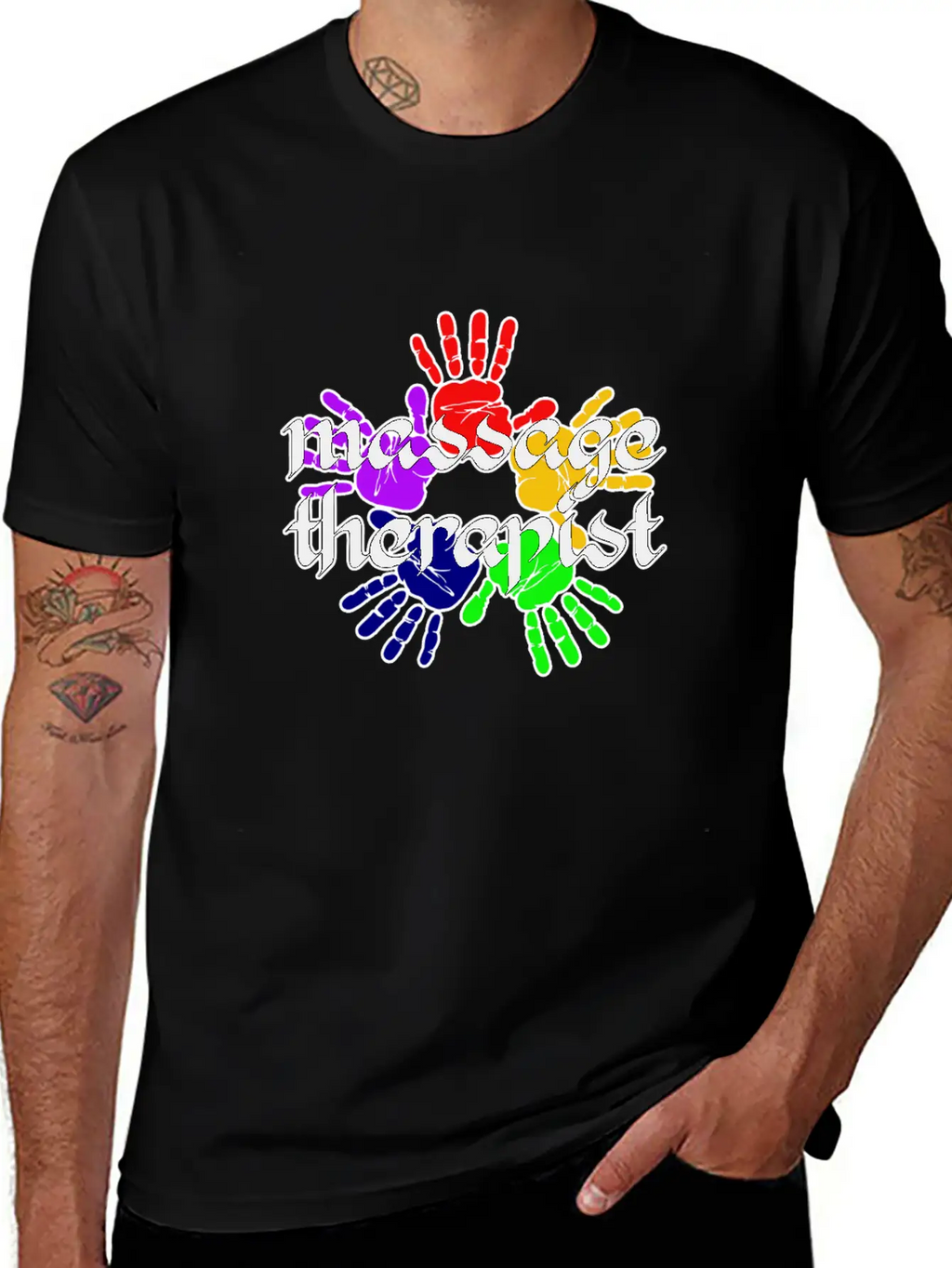 Massage Therapist Classic Fit Graphic Tee For Daily Comfort – Unisex Cotton Shirt