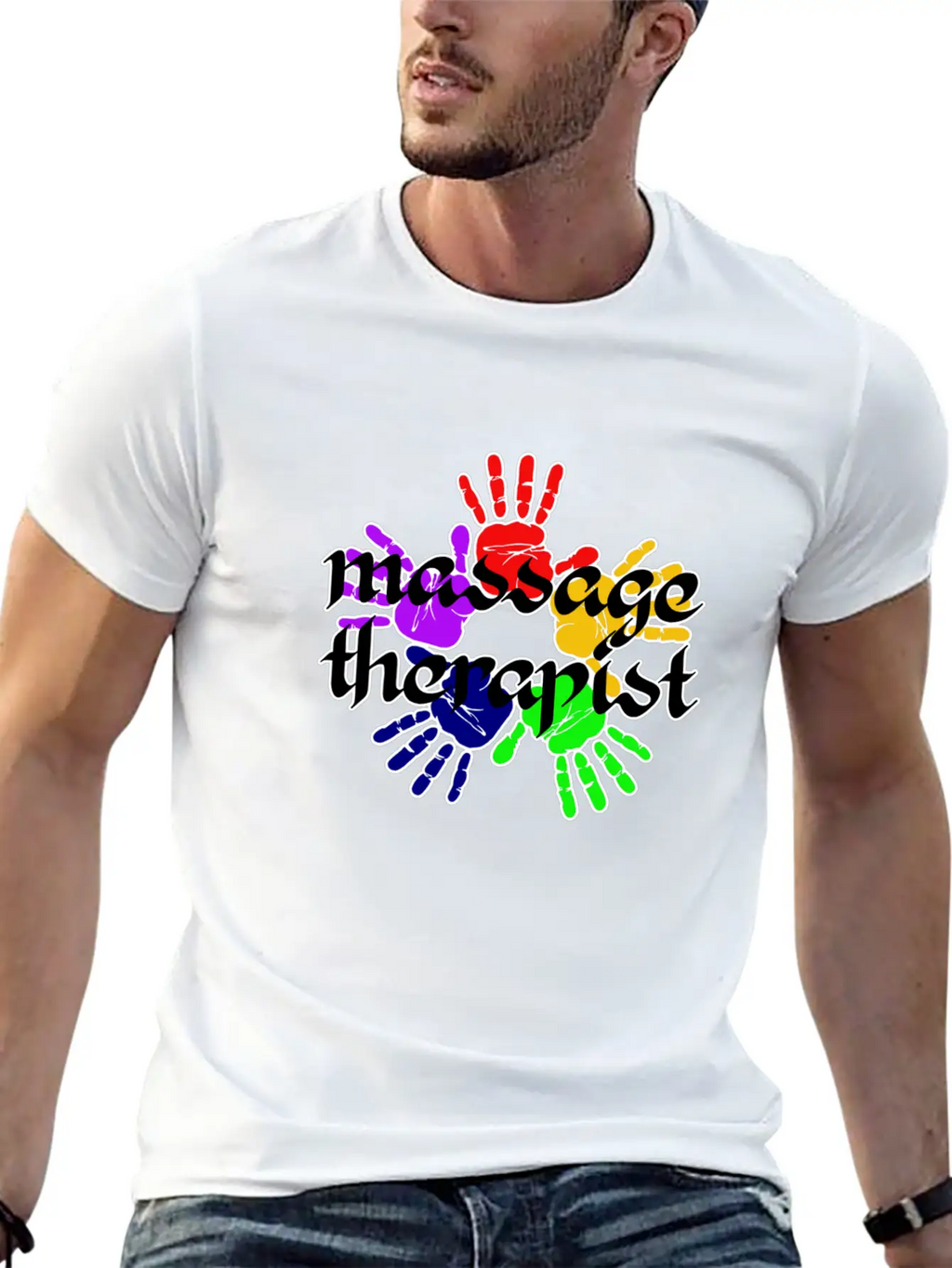 Massage Therapist Classic Fit Graphic Tee For Daily Comfort – Unisex Cotton Shirt