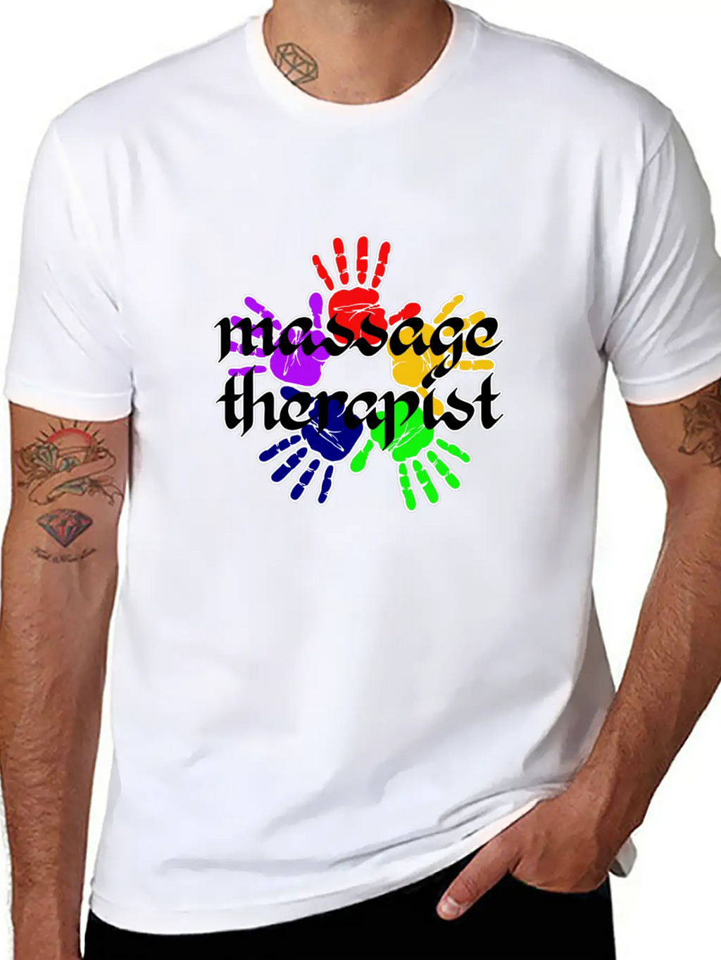 Massage Therapist Classic Fit Graphic Tee For Daily Comfort – Unisex Cotton Shirt