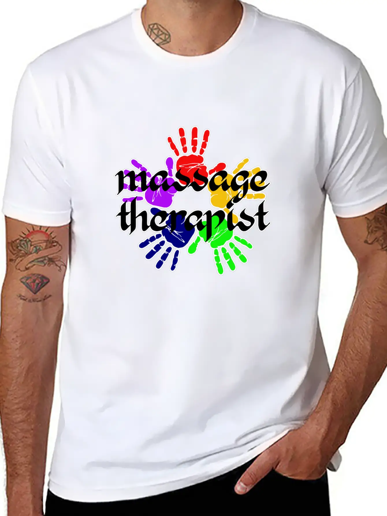 Massage Therapist Classic Fit Graphic Tee For Daily Comfort – Unisex Cotton Shirt