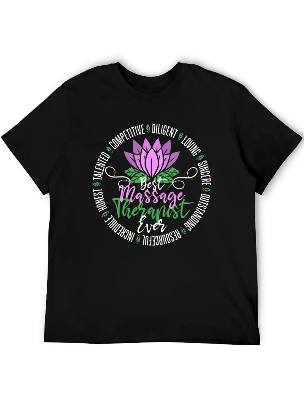 Massage Therapist Physical Therapy Casual Graphic T-Shirt – Simple And Comfortable Daily Wear