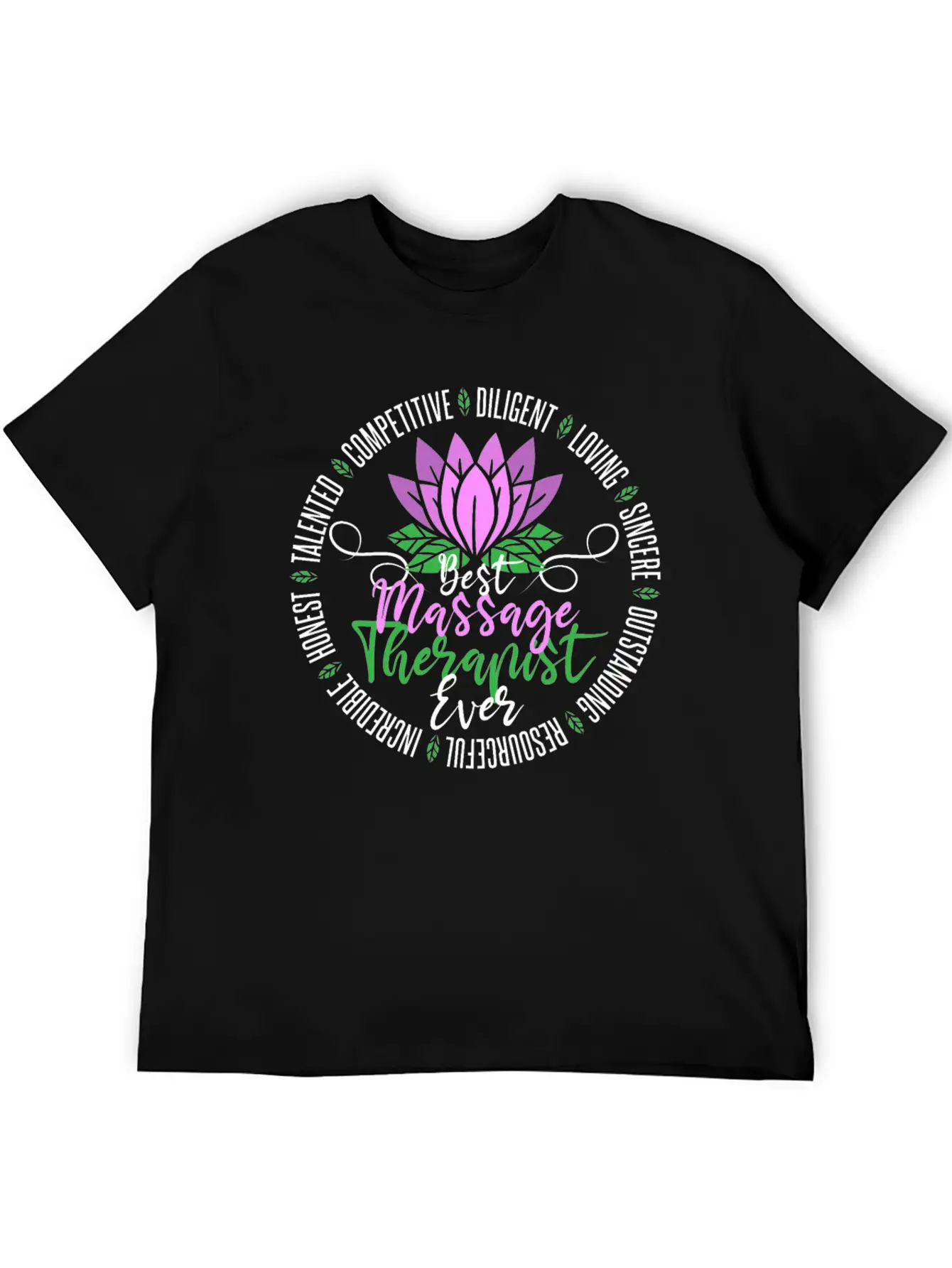 Massage Therapist Physical Therapy Casual Graphic T-Shirt – Simple And Comfortable Daily Wear