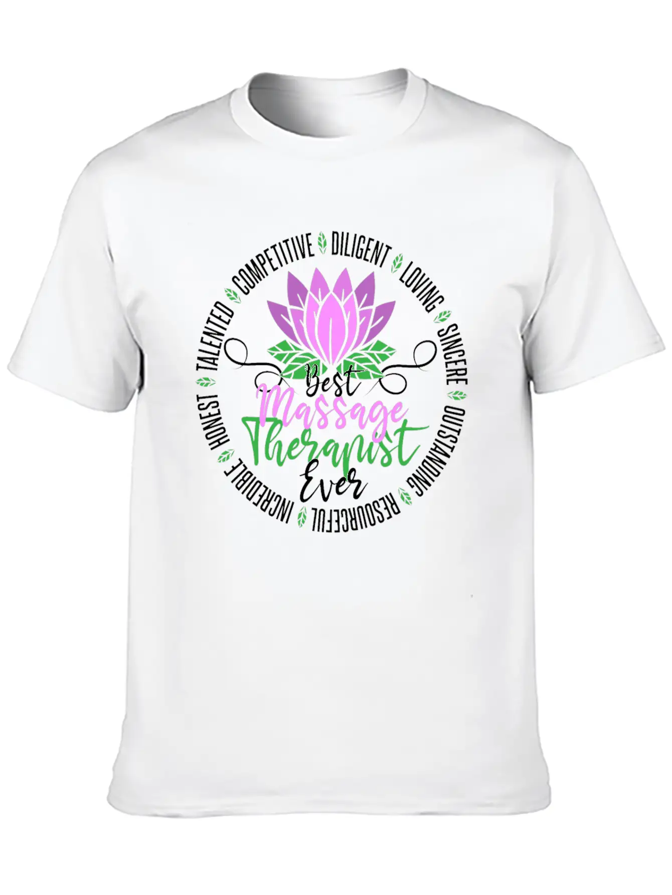 Massage Therapist Physical Therapy Casual Graphic T-Shirt – Simple And Comfortable Daily Wear
