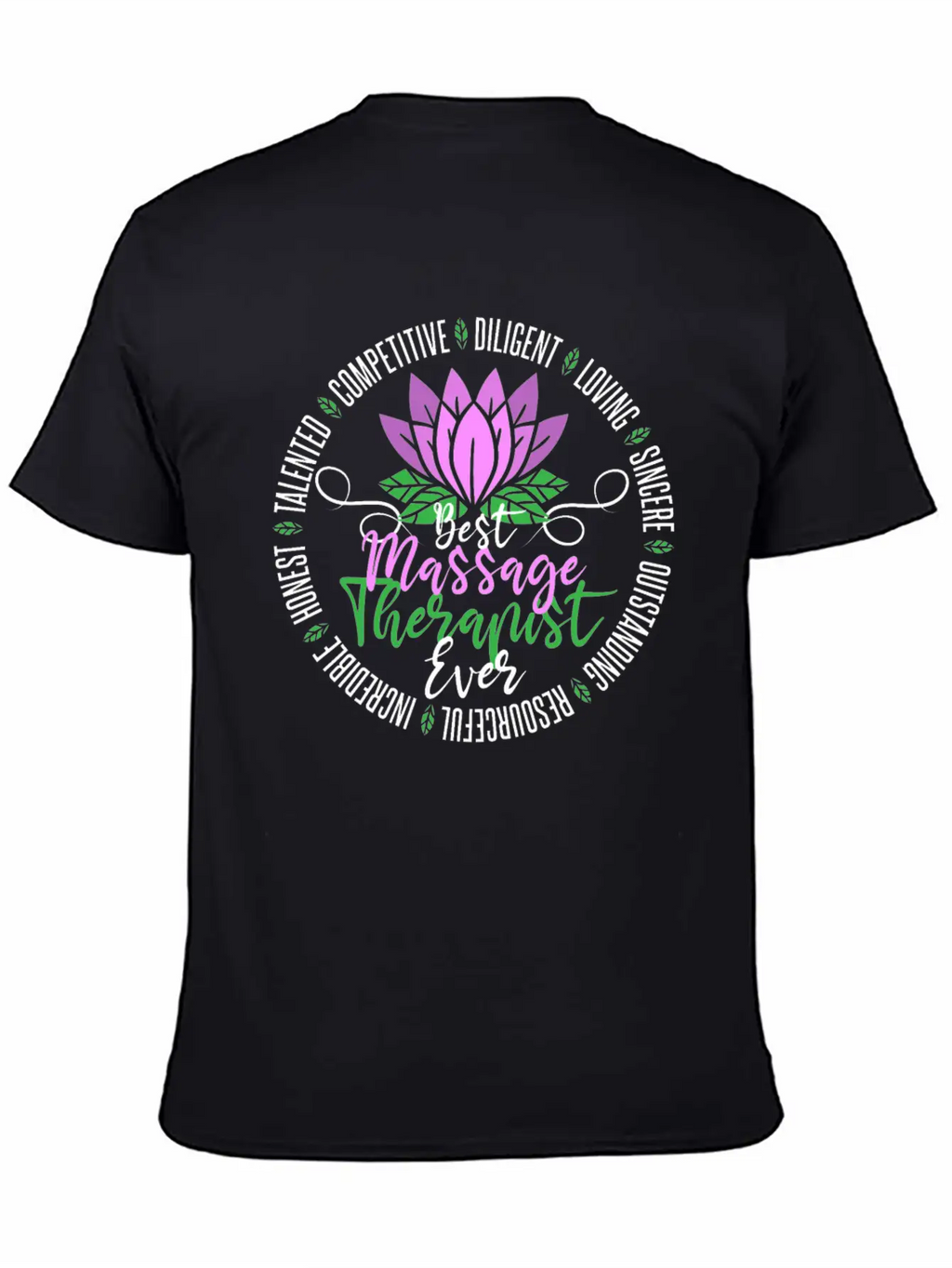 Massage Therapist Physical Therapy Casual Graphic T-Shirt – Simple And Comfortable Daily Wear