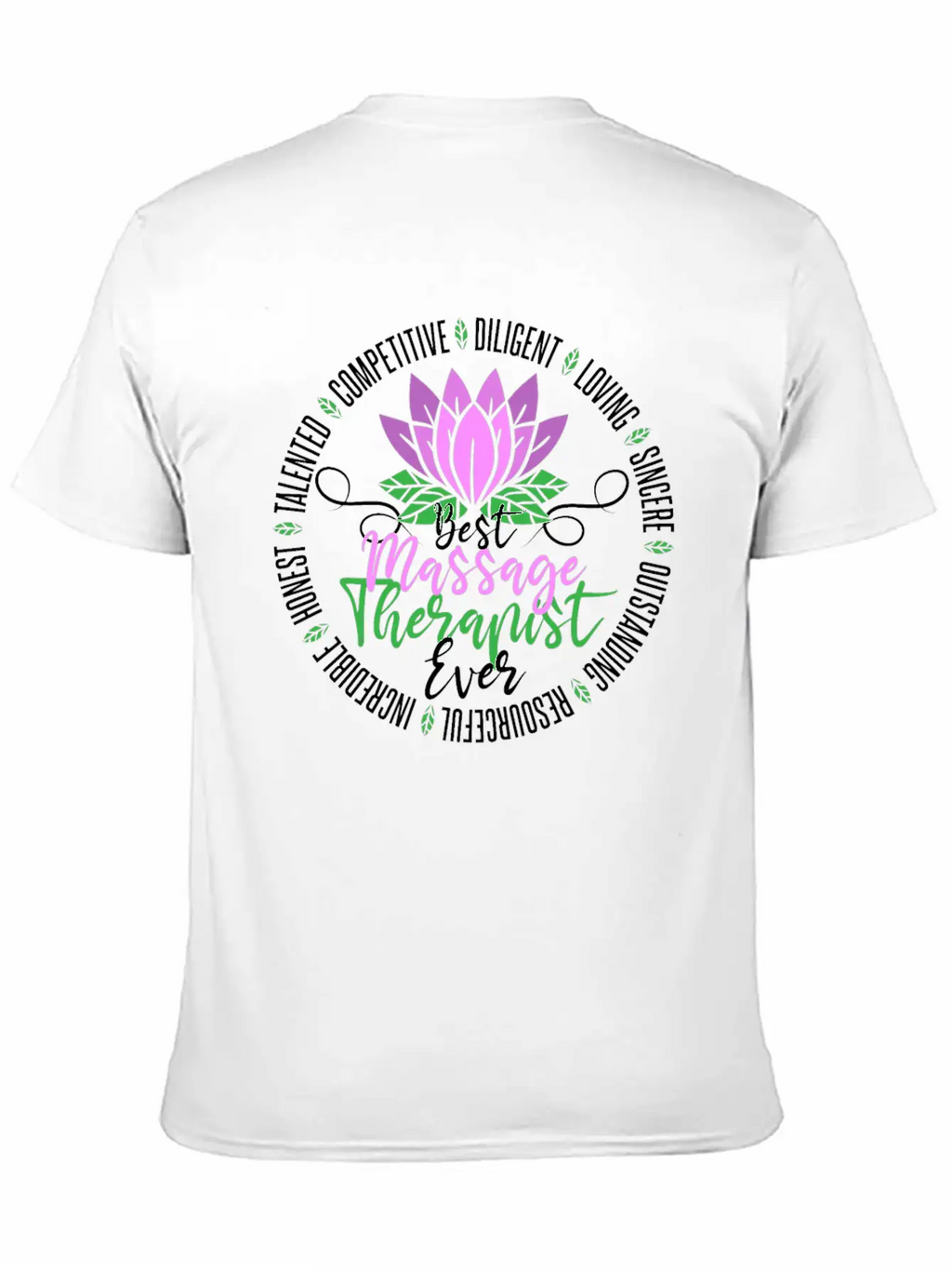 Massage Therapist Physical Therapy Casual Graphic T-Shirt – Simple And Comfortable Daily Wear