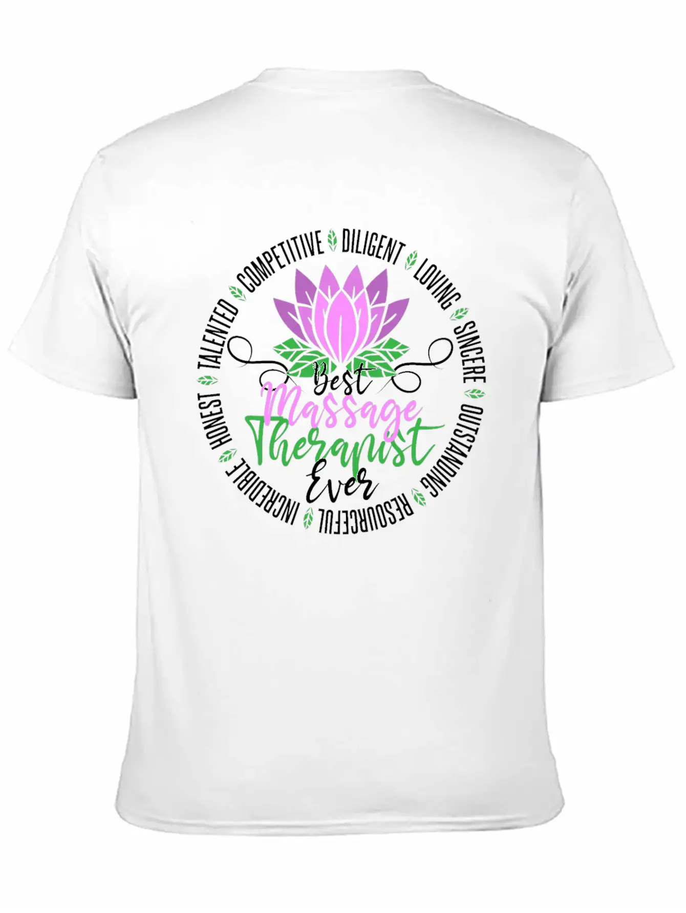 Massage Therapist Physical Therapy Casual Graphic T-Shirt – Simple And Comfortable Daily Wear