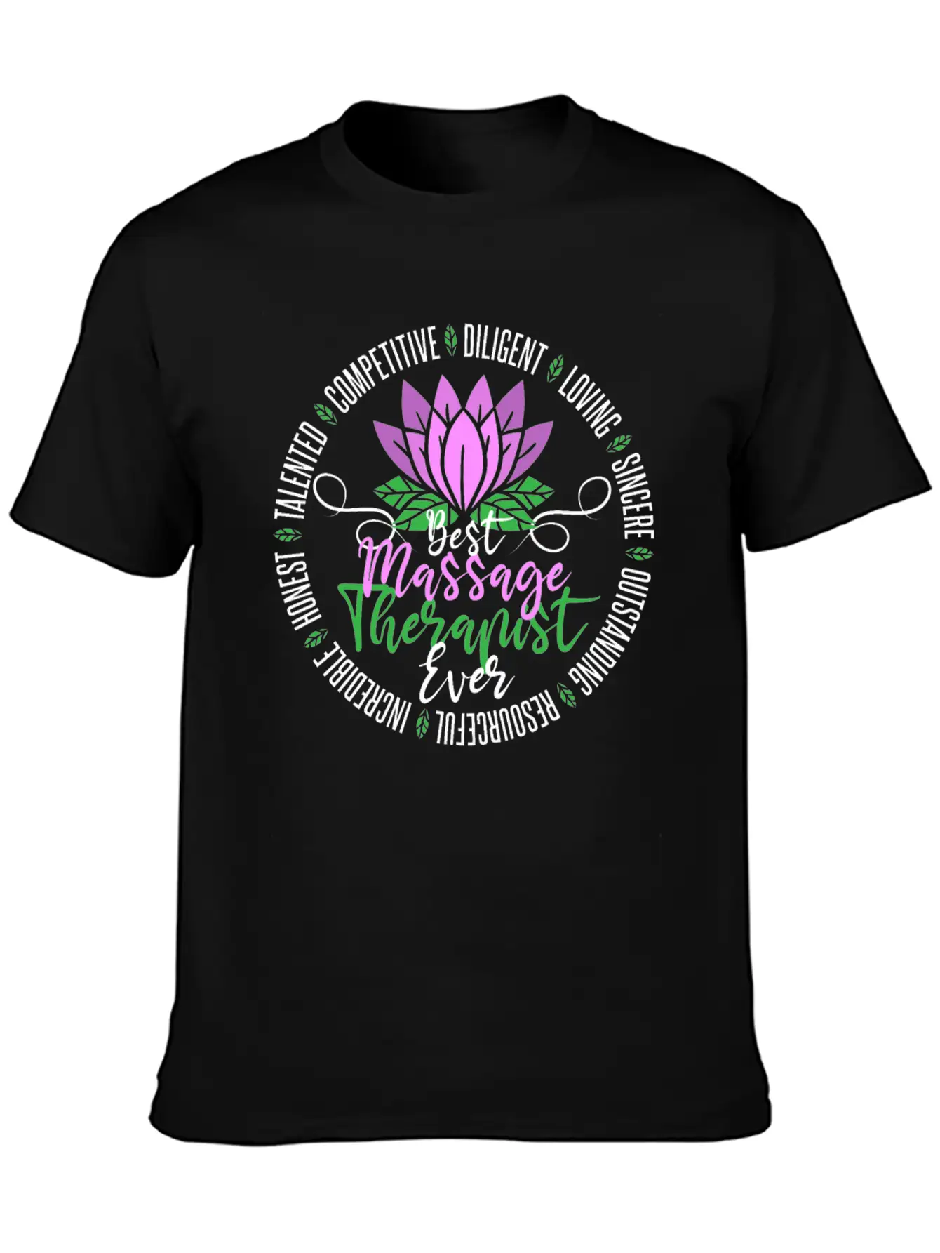 Massage Therapist Physical Therapy Casual Graphic T-Shirt – Simple And Comfortable Daily Wear