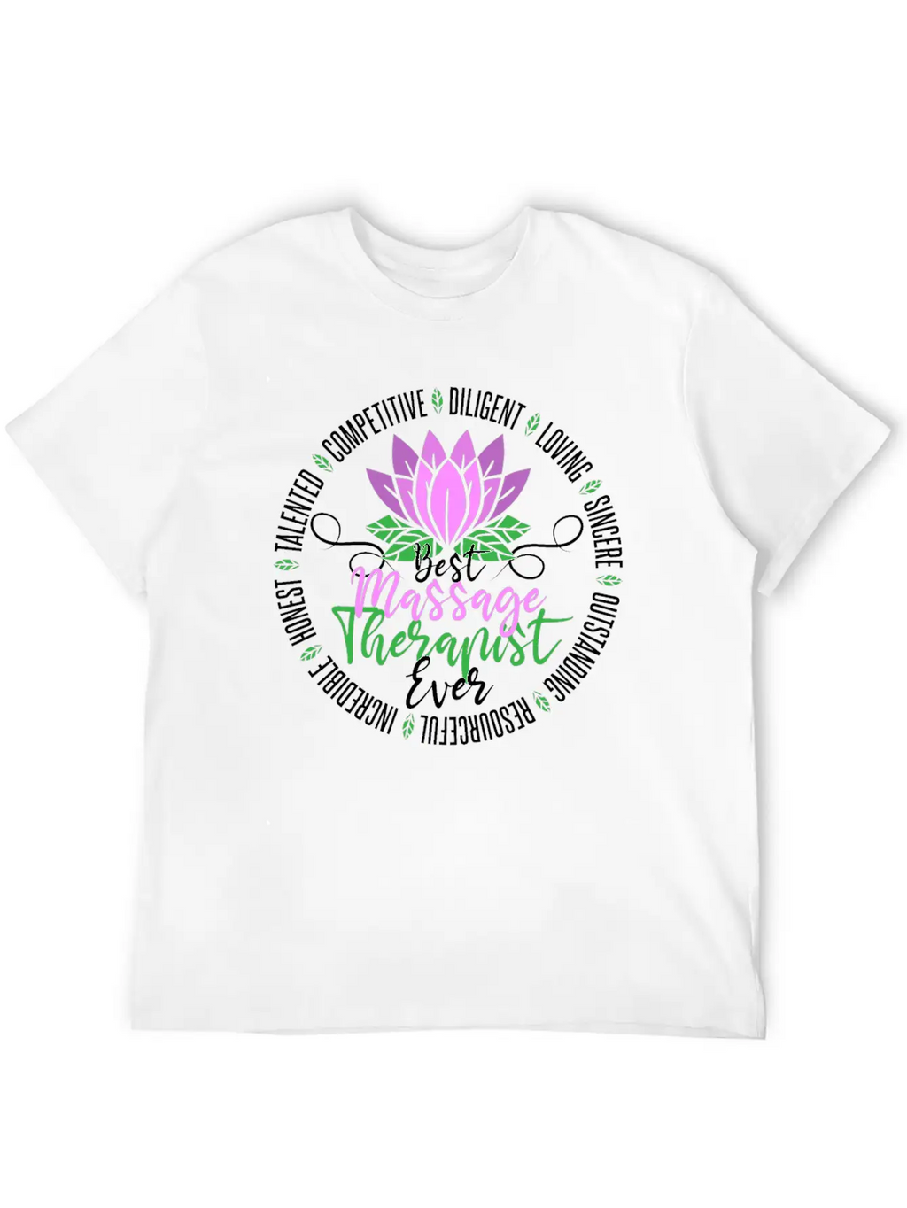 Massage Therapist Physical Therapy Casual Graphic T-Shirt – Simple And Comfortable Daily Wear